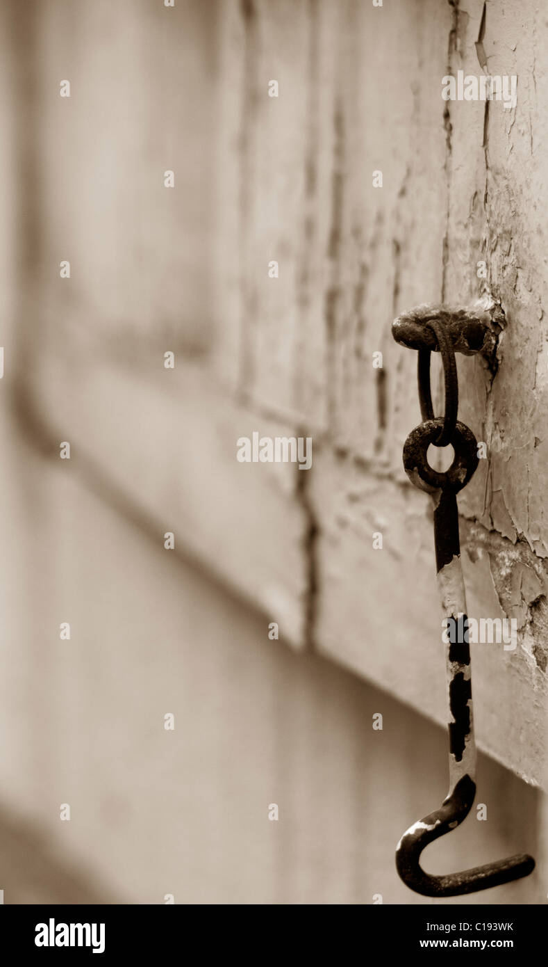 Antique door hook Stock Photo Alamy