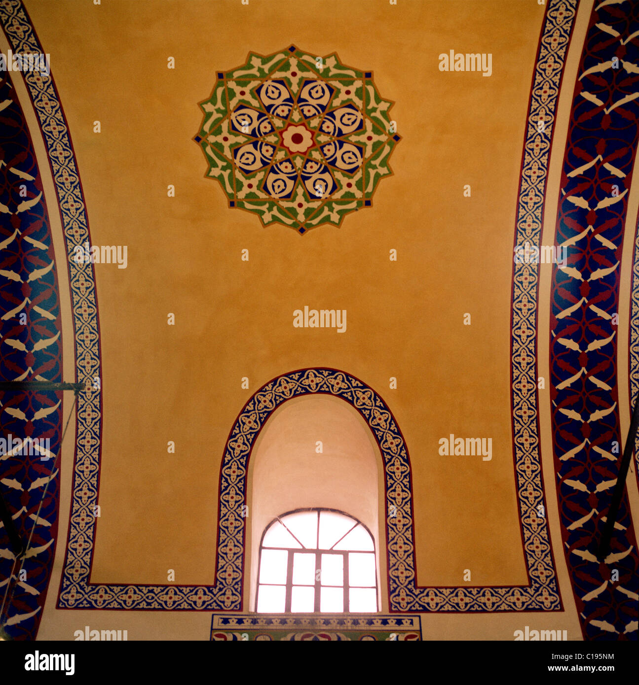 Ottoman Turkish art with geometric patterns 12563484 Stock Photo