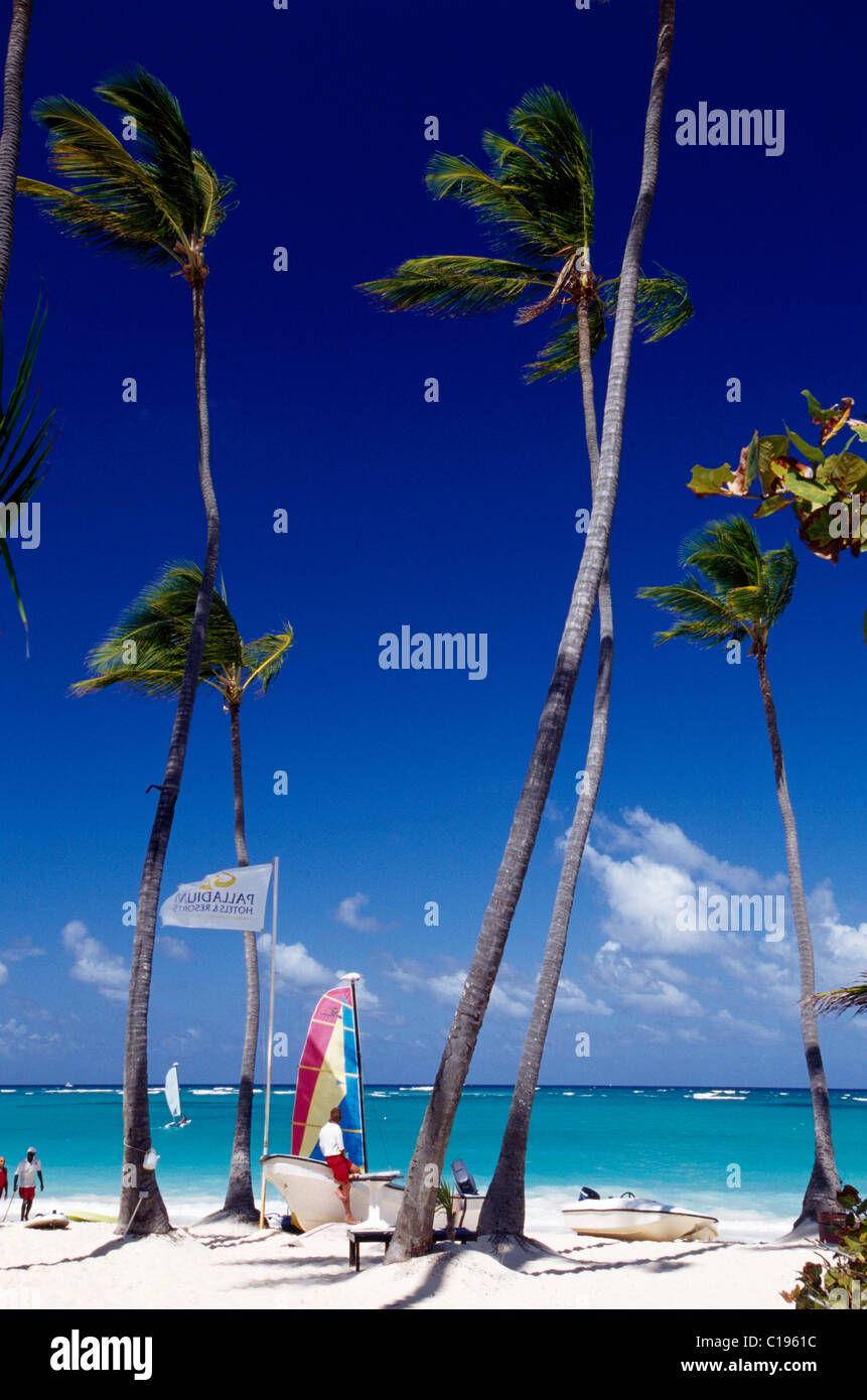 Palm beach Playa Bavaro, Punta Cana, Dominican Republic, Caribbean