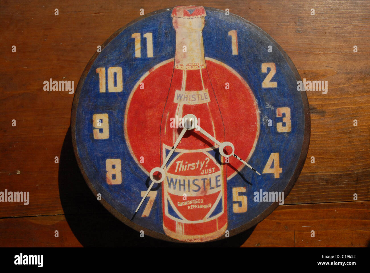 Vintage reproduction clock Stock Photo Alamy