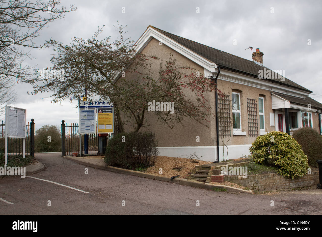 Little Kimble Railway Station, Buckinghamshire. The station building has now been converted into