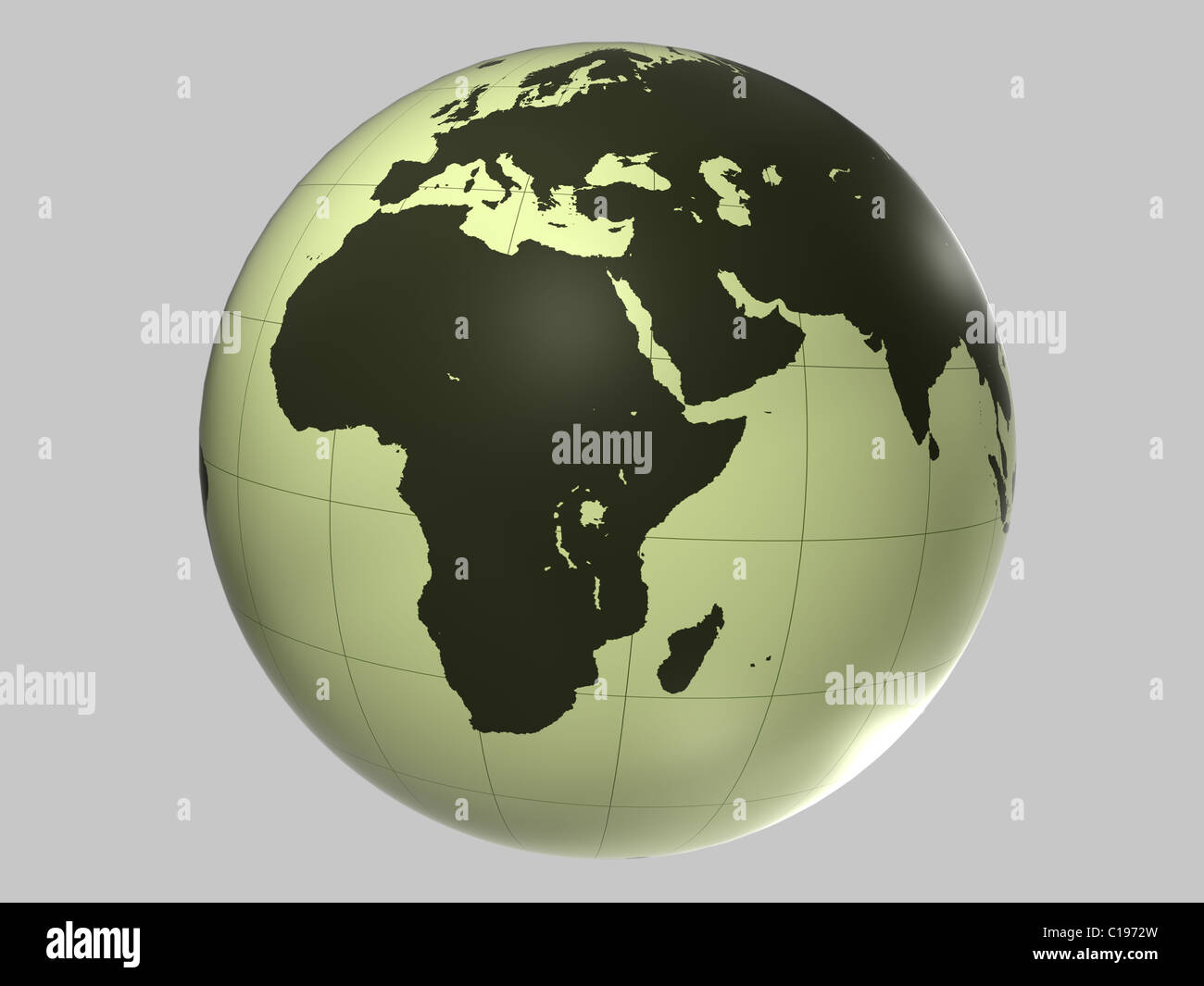 3d rendering of world globe Stock Photo - Alamy