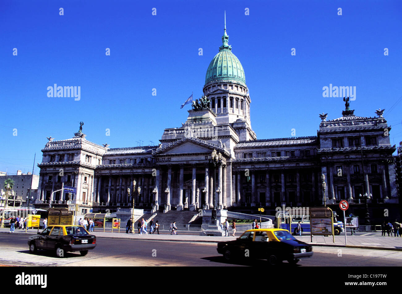 B79286 palacio del congresso avenida de mayo argentina front