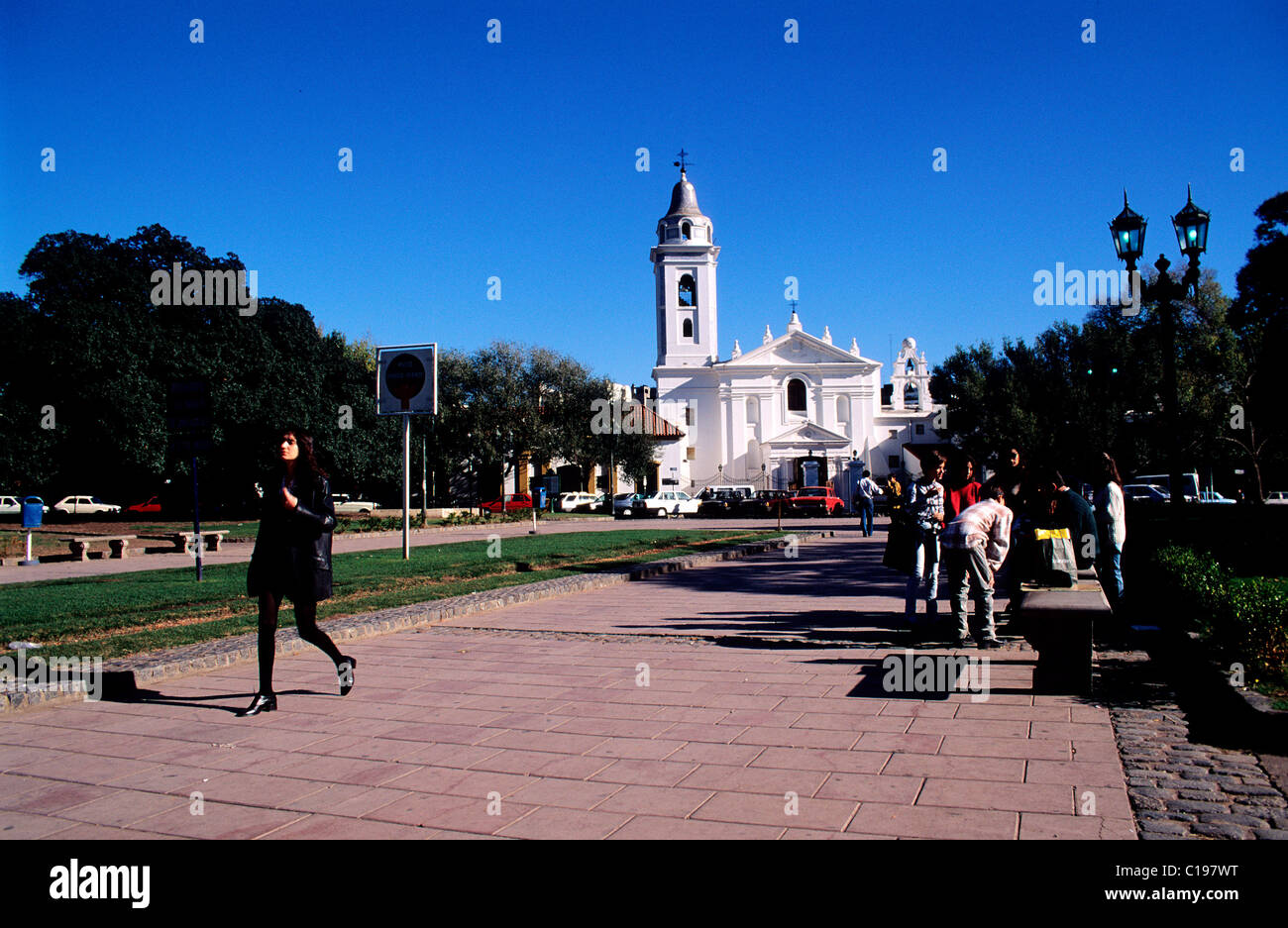 Argentina, Boenos Aires, residential district of Recoleta, Nuestra Senora del Pilar Church Stock Photo