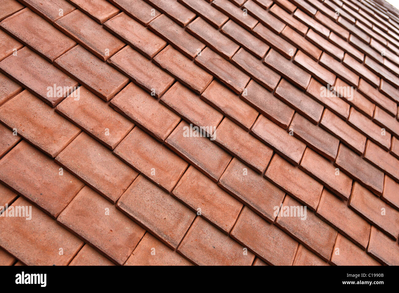 Red roof tiles Stock Photo