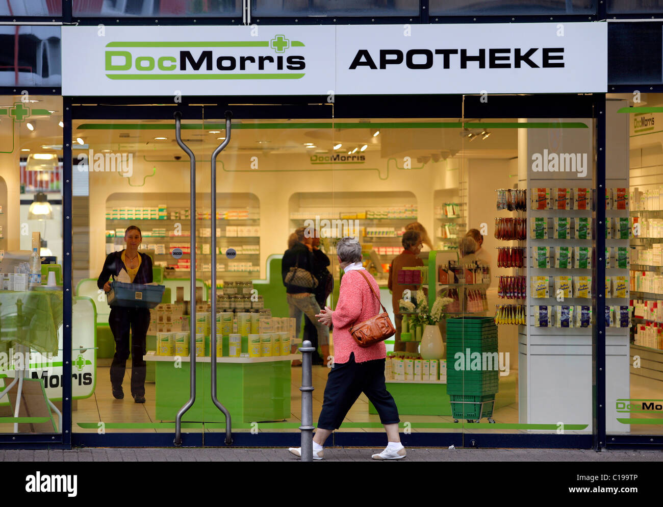 Branch of the Dutch dispatch pharmacy company Doc Morris in Koblenz, Rhineland-Palatinate, Germany, Europe Stock Photo