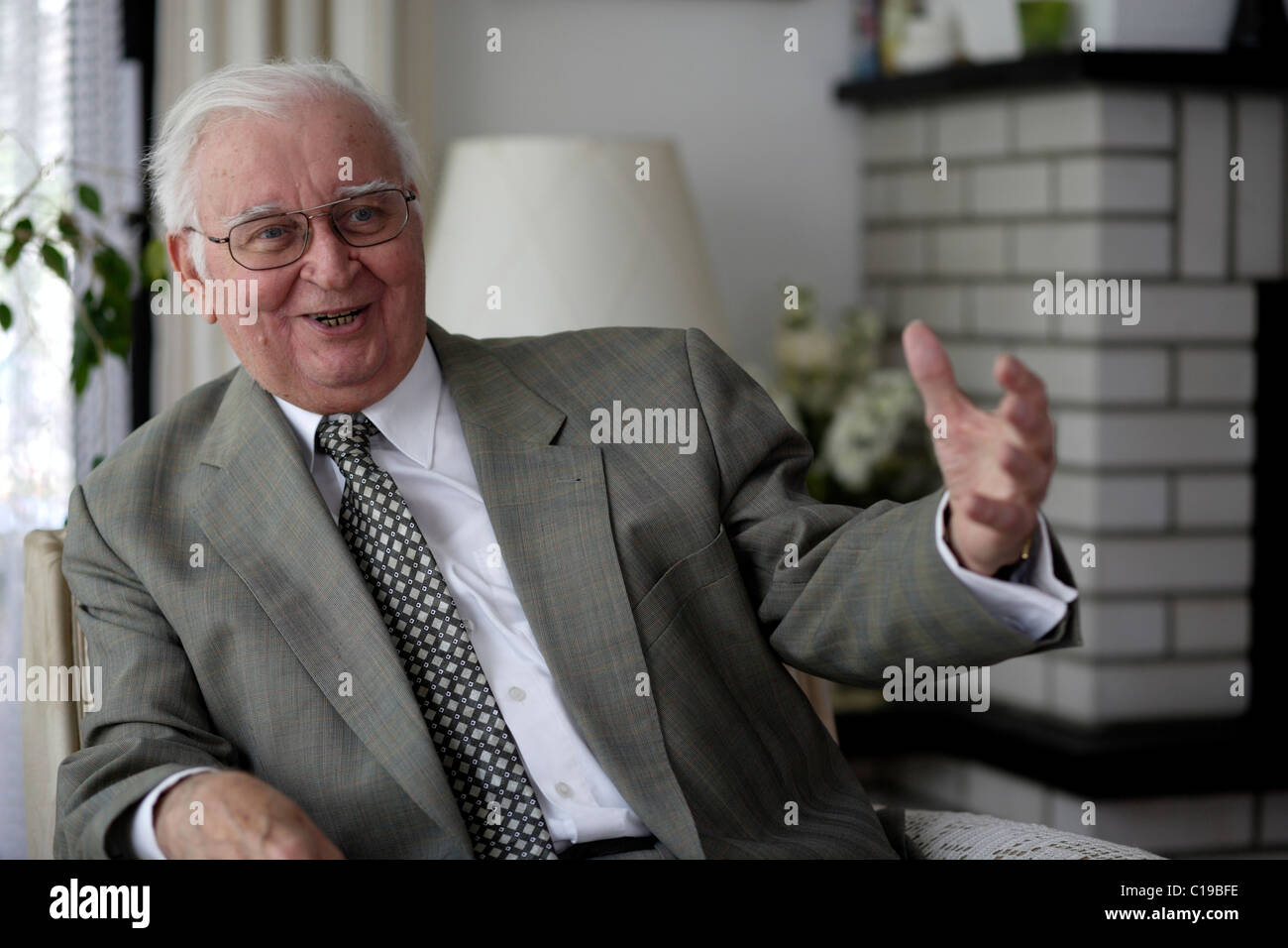 Dr. Egon Alfred Klepsch, former member of German and European parliament, former president of the European parliament Stock Photo