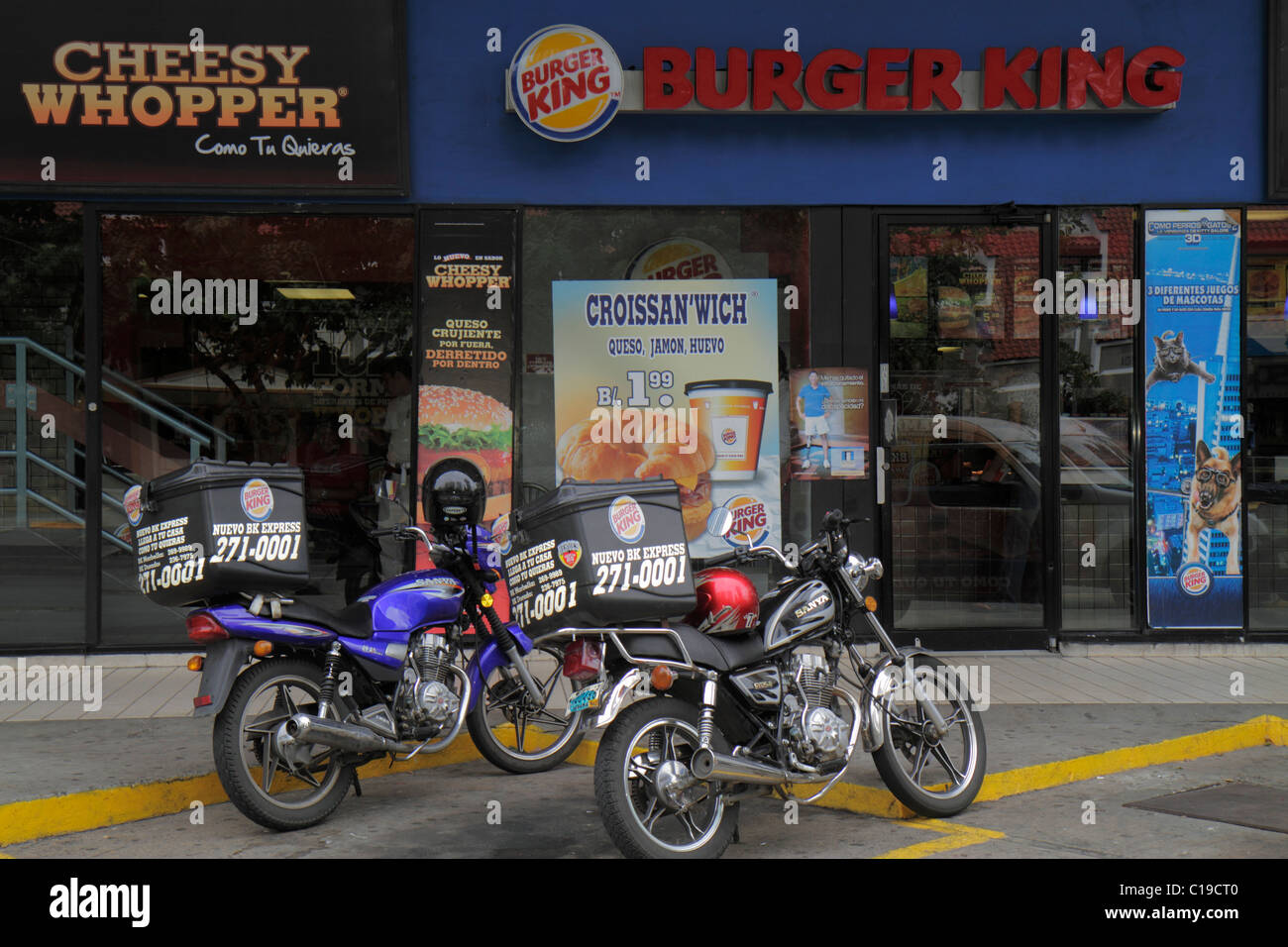 Panama Latin Central America Panama City Marbella fast food restaurant