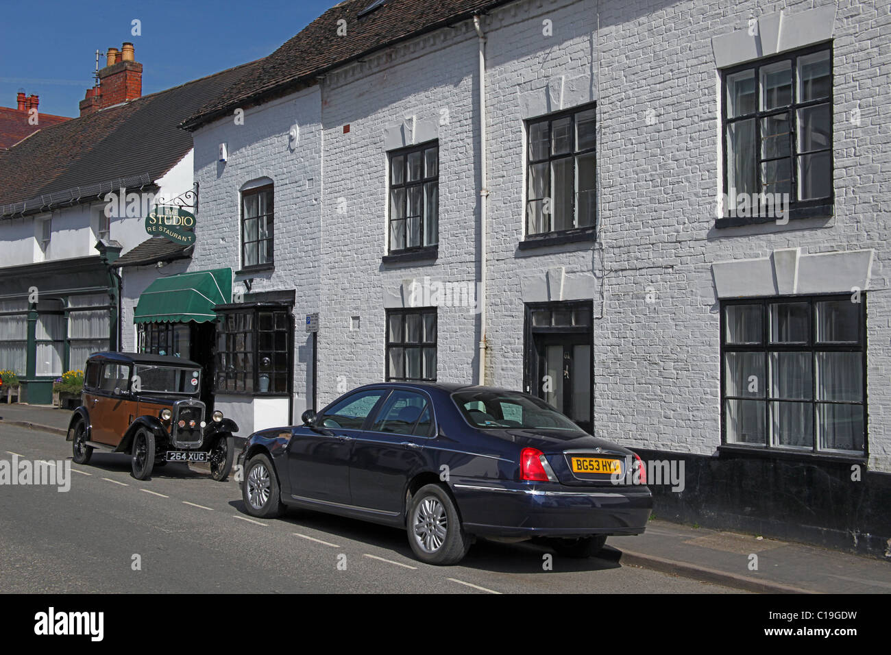 Shropshire town church stretton in hires stock photography and images