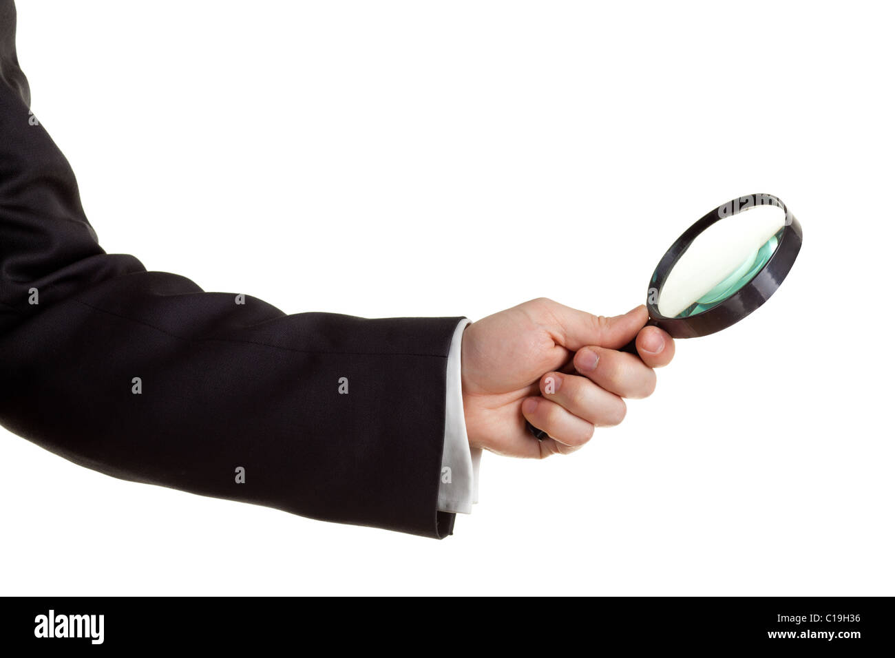 Holding Magnifying Lens Stock Photo - Download Image Now - Magnifying  Glass, Human Hand, Accuracy - iStock
