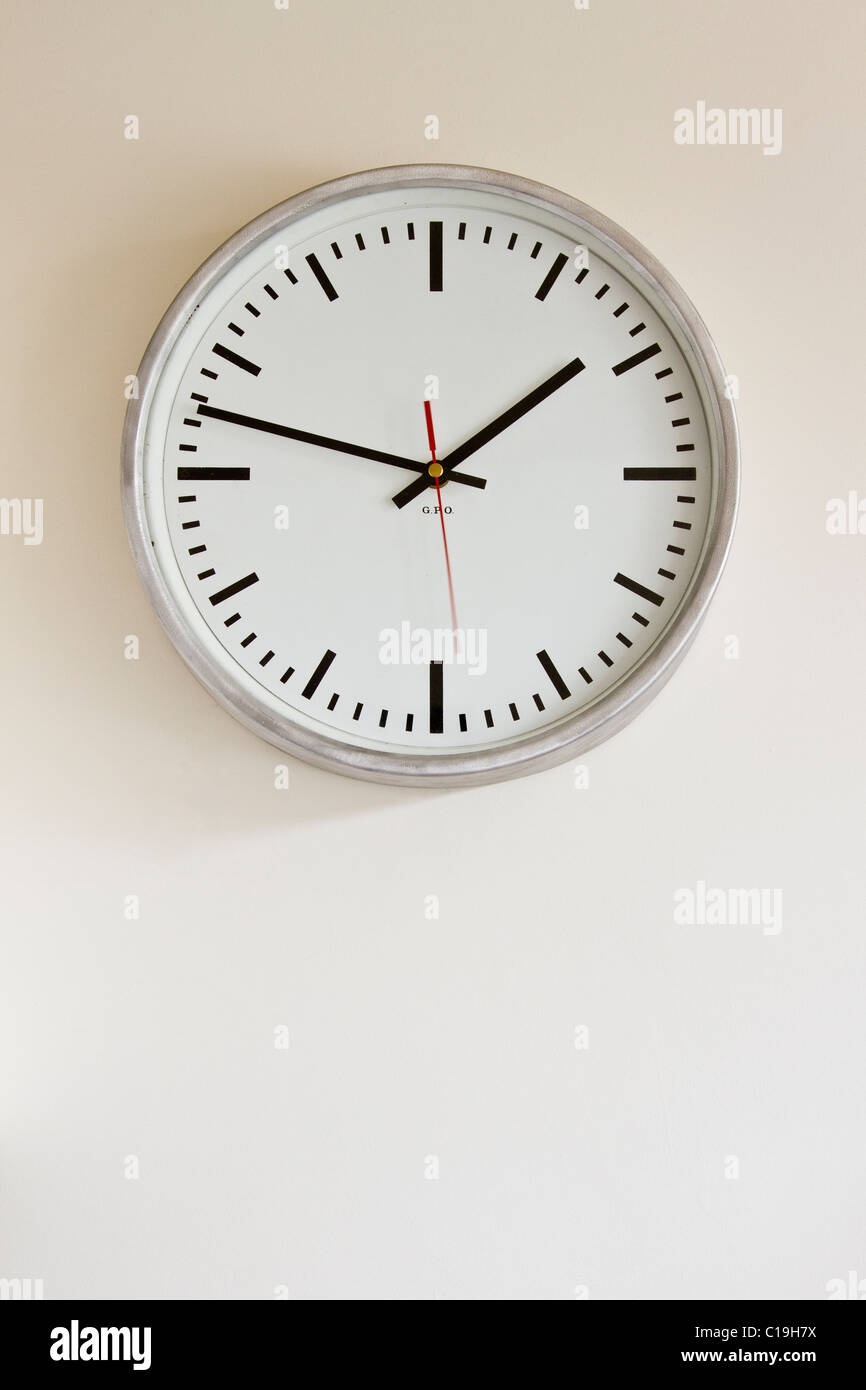 A modern clock Stock Photo