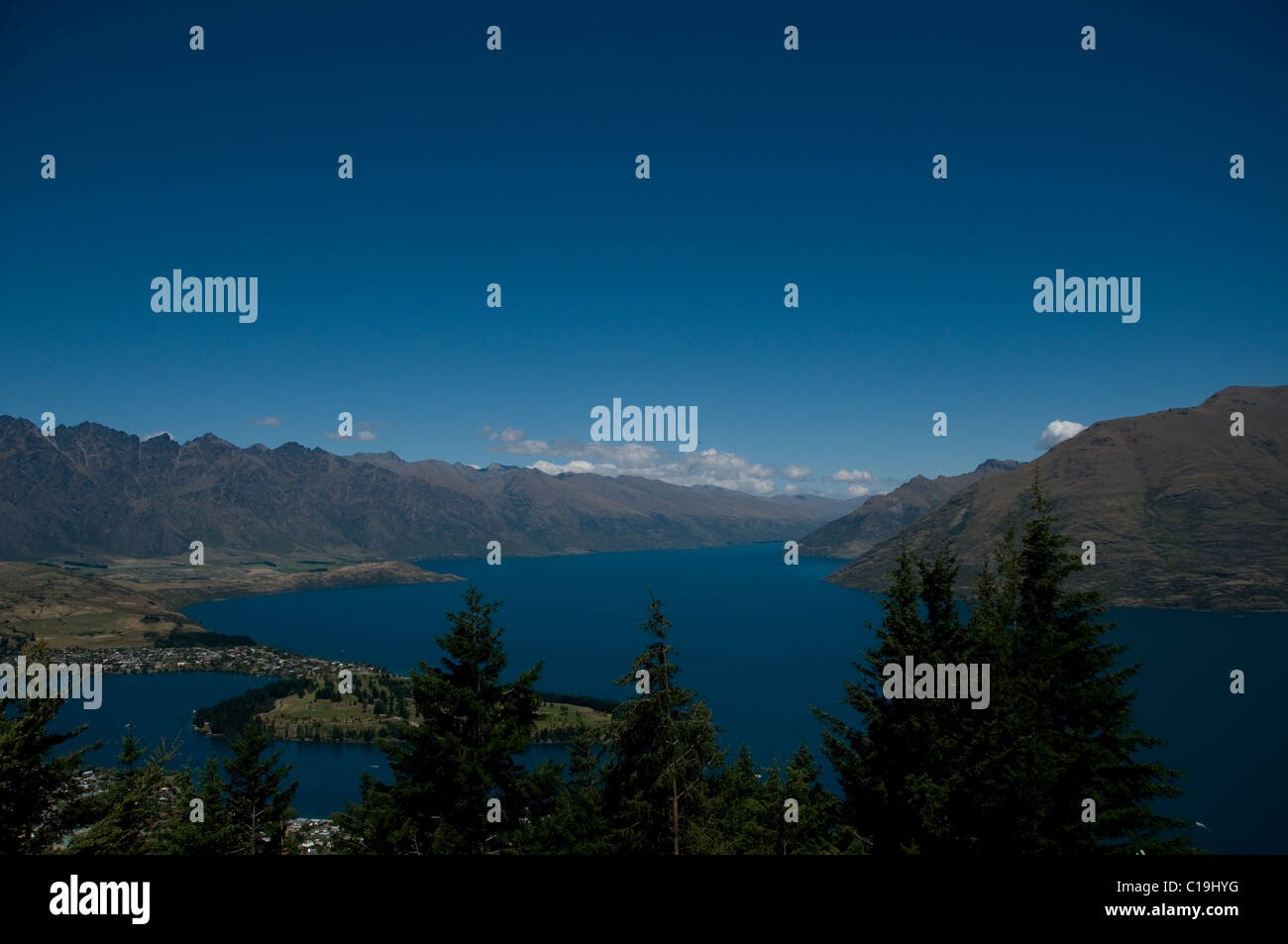 View of Queenstown, Otago, New Zealand Stock Photo - Alamy