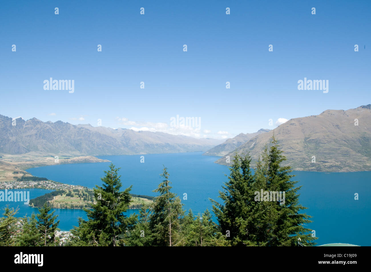 View of Queenstown, Otago, New Zealand Stock Photo - Alamy