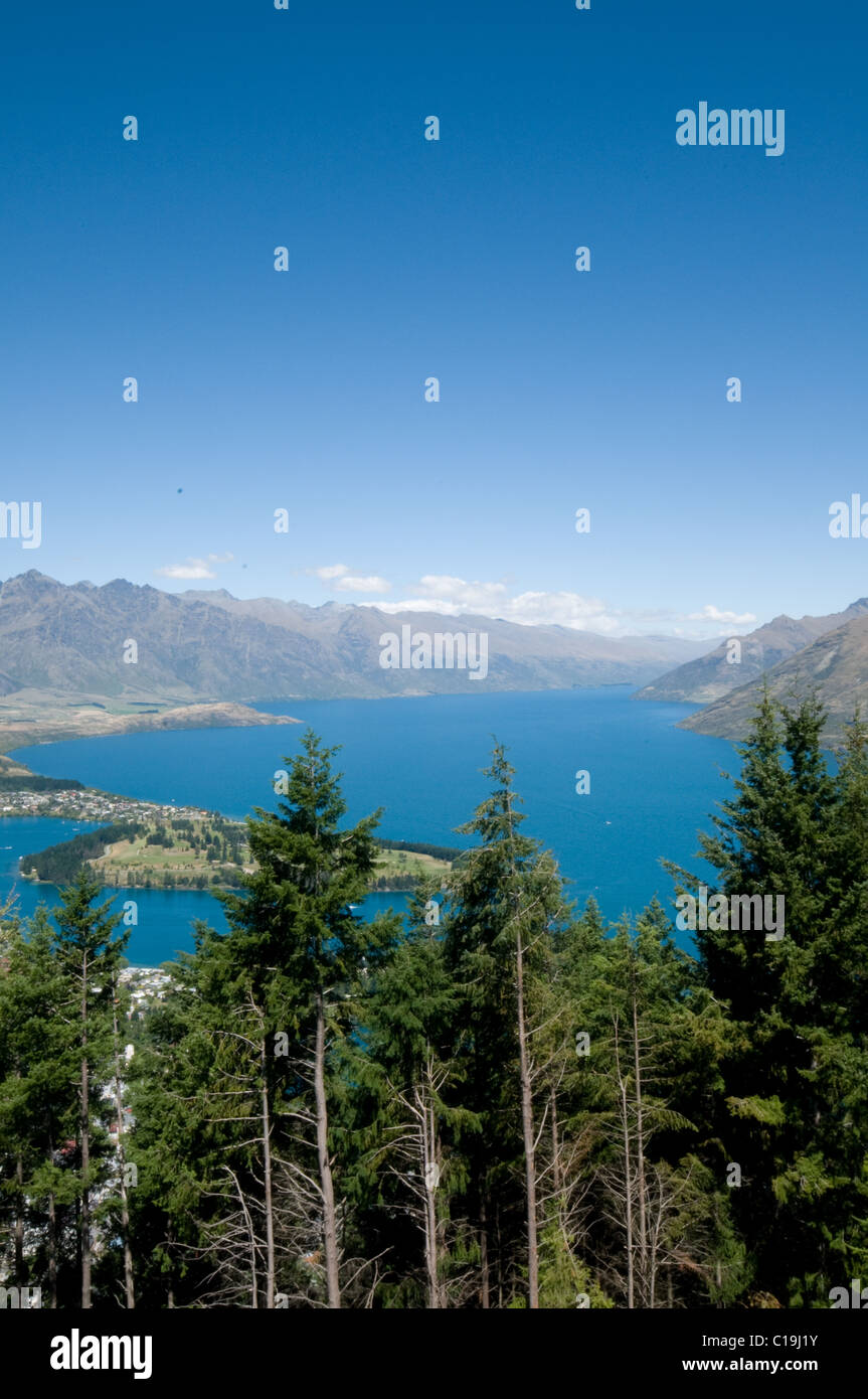 View of Queenstown, Otago, New Zealand Stock Photo - Alamy
