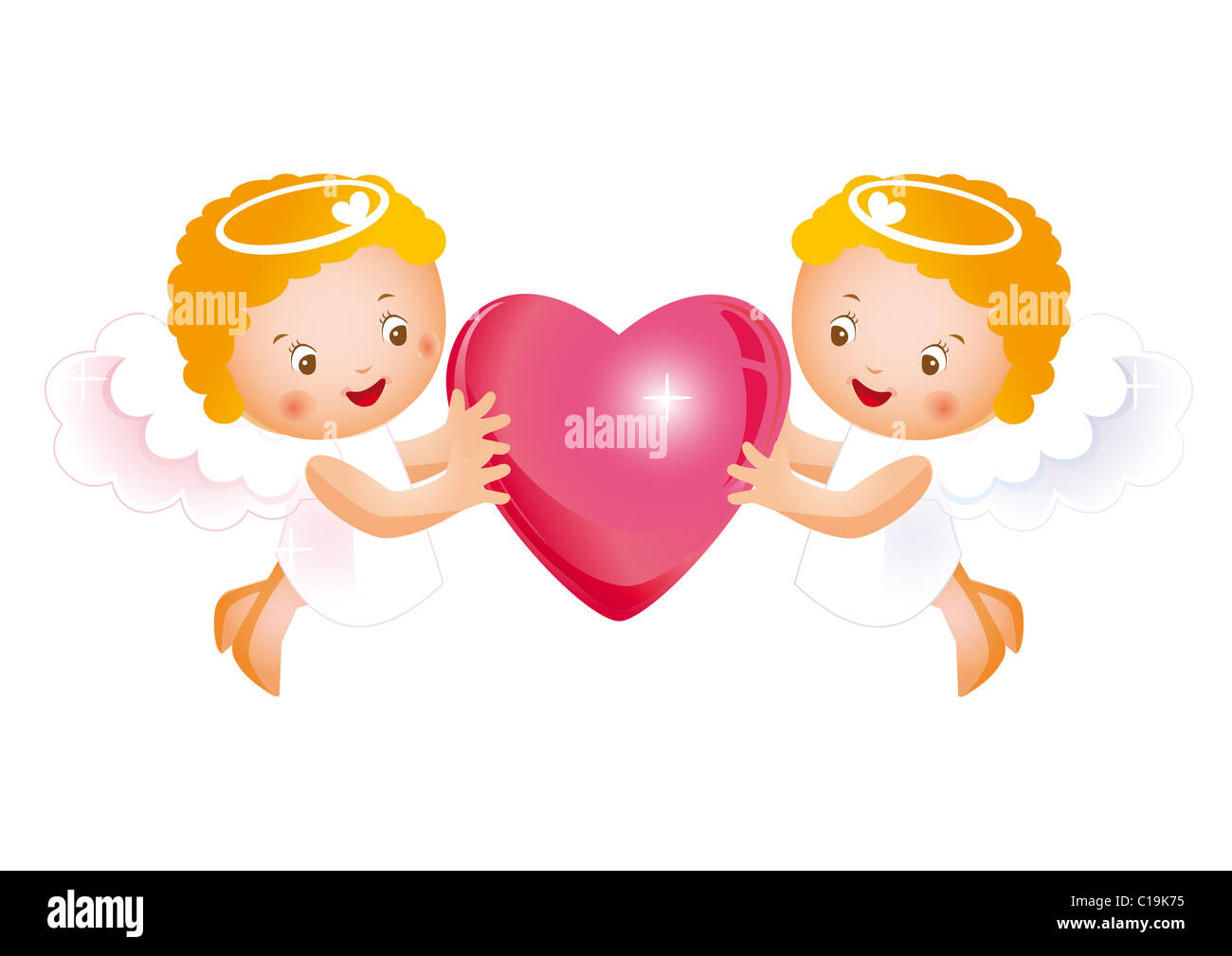 Nice Valentine's day in heaven Stock Photo Alamy