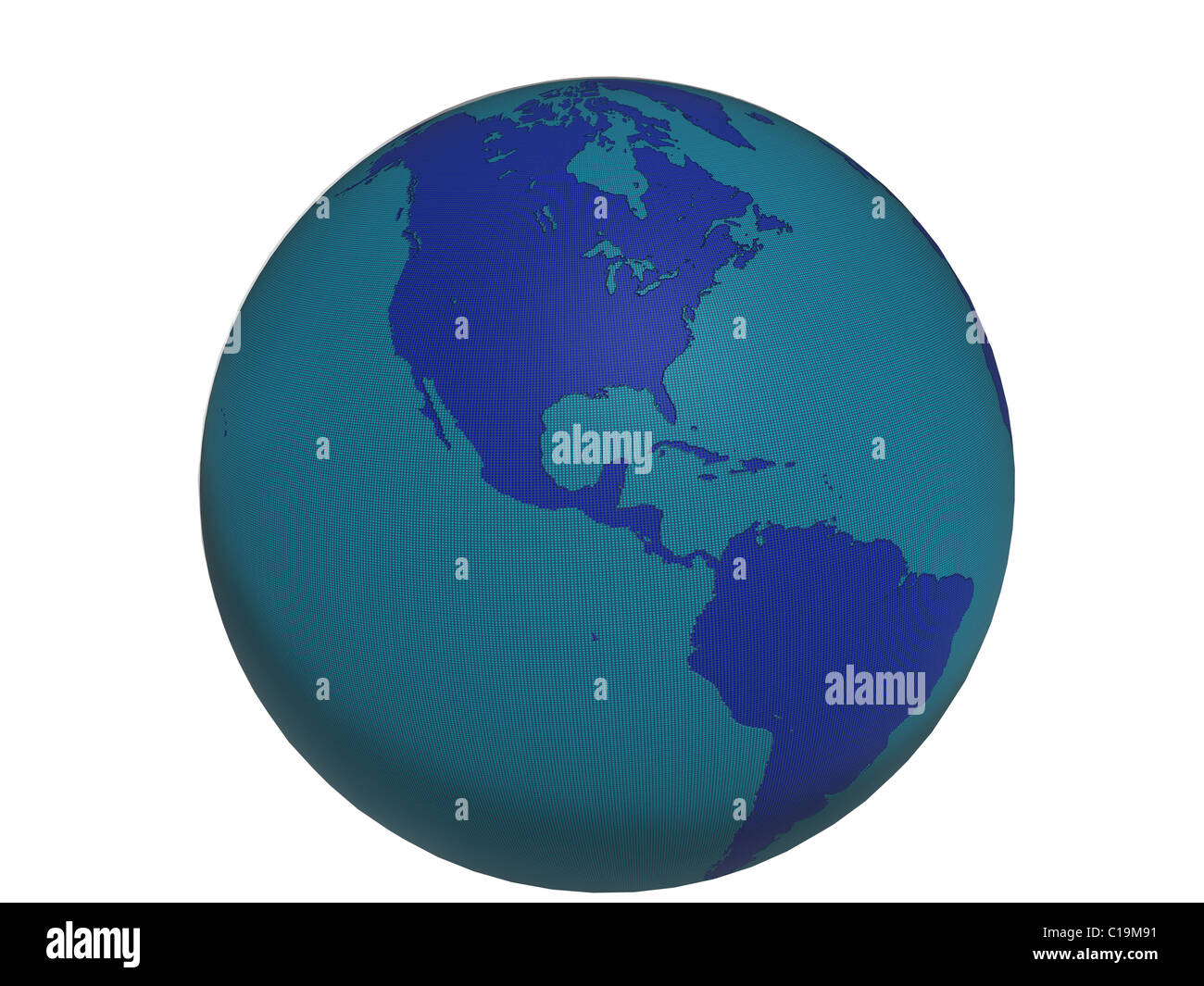 3d rendering of world globe Stock Photo - Alamy