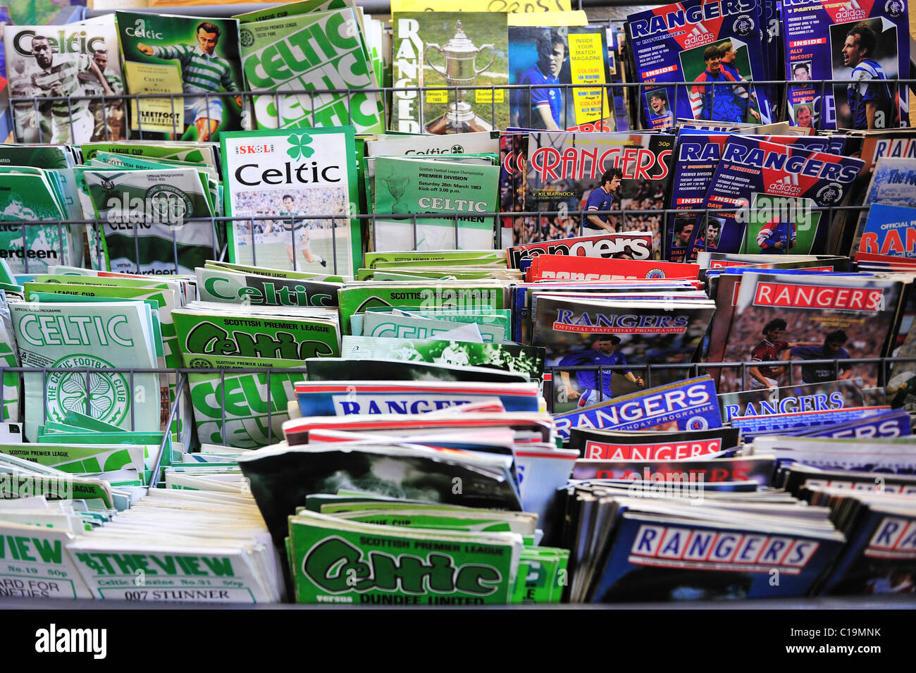 Rangers football programmes hi-res stock photography and images - Alamy