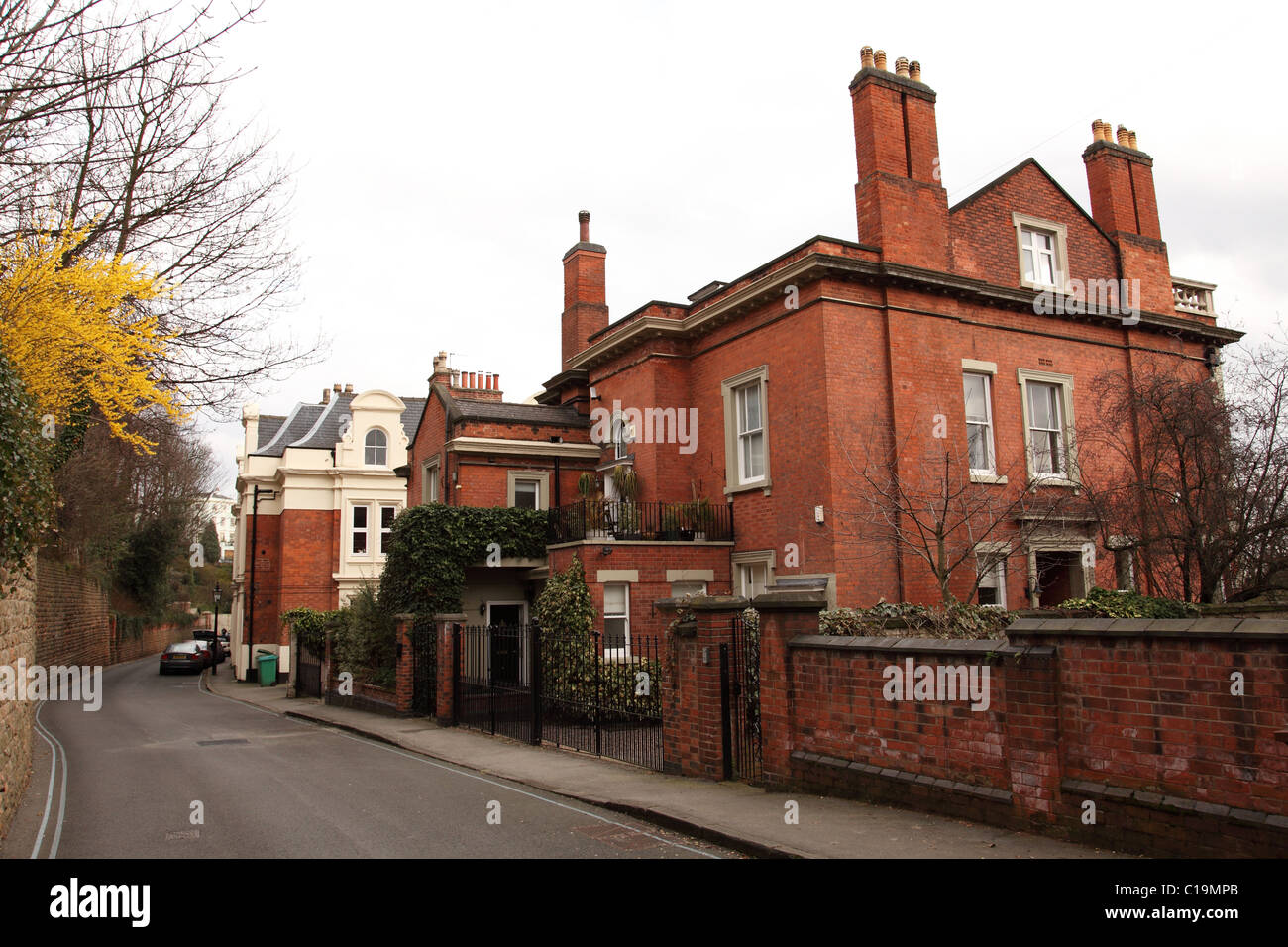 Newcastle Drive, The Park Estate, Nottingham, England, U.K Stock Photo