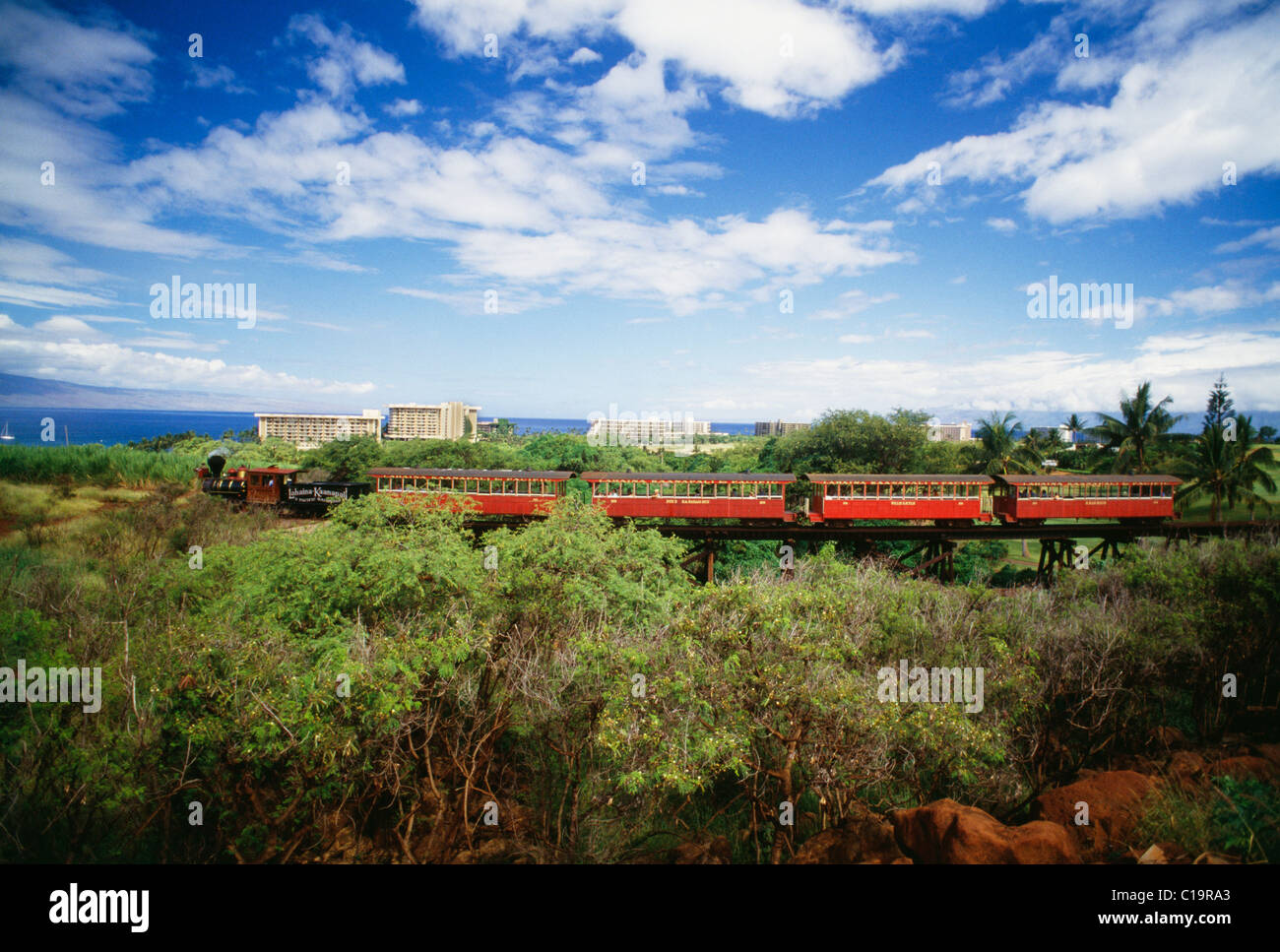 Lahaina sugar cane train maui hires stock photography and images Alamy