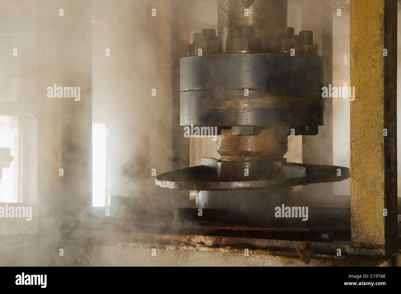 Interiors of a factory, Gwalior, Madhya Pradesh, India Stock Photo Alamy