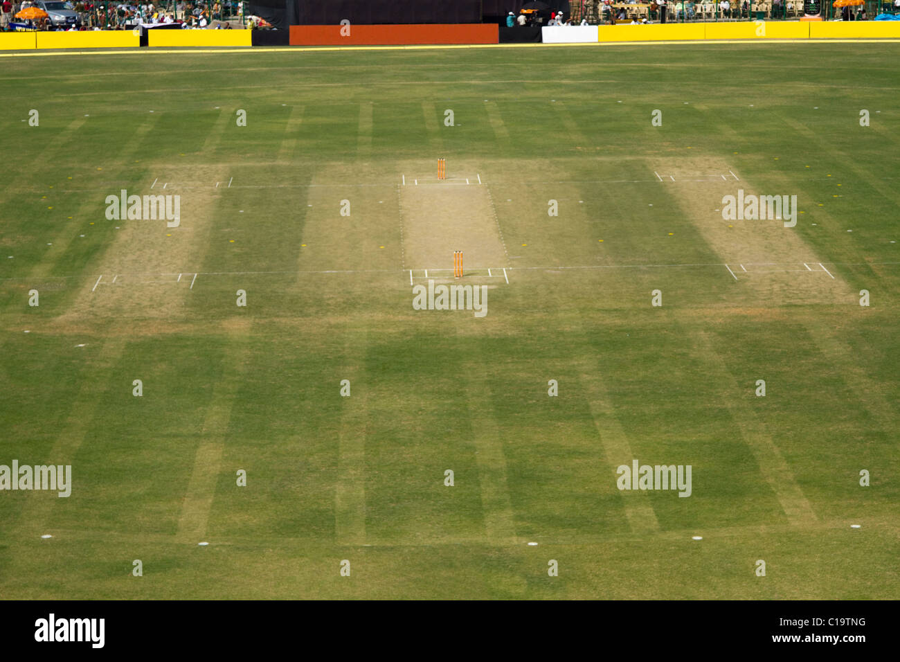 Cricket Ground Pitch Side