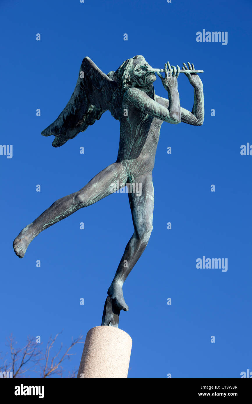 Angel Musicians, Millesgården, Lidingö (Sweden) Stock Photo