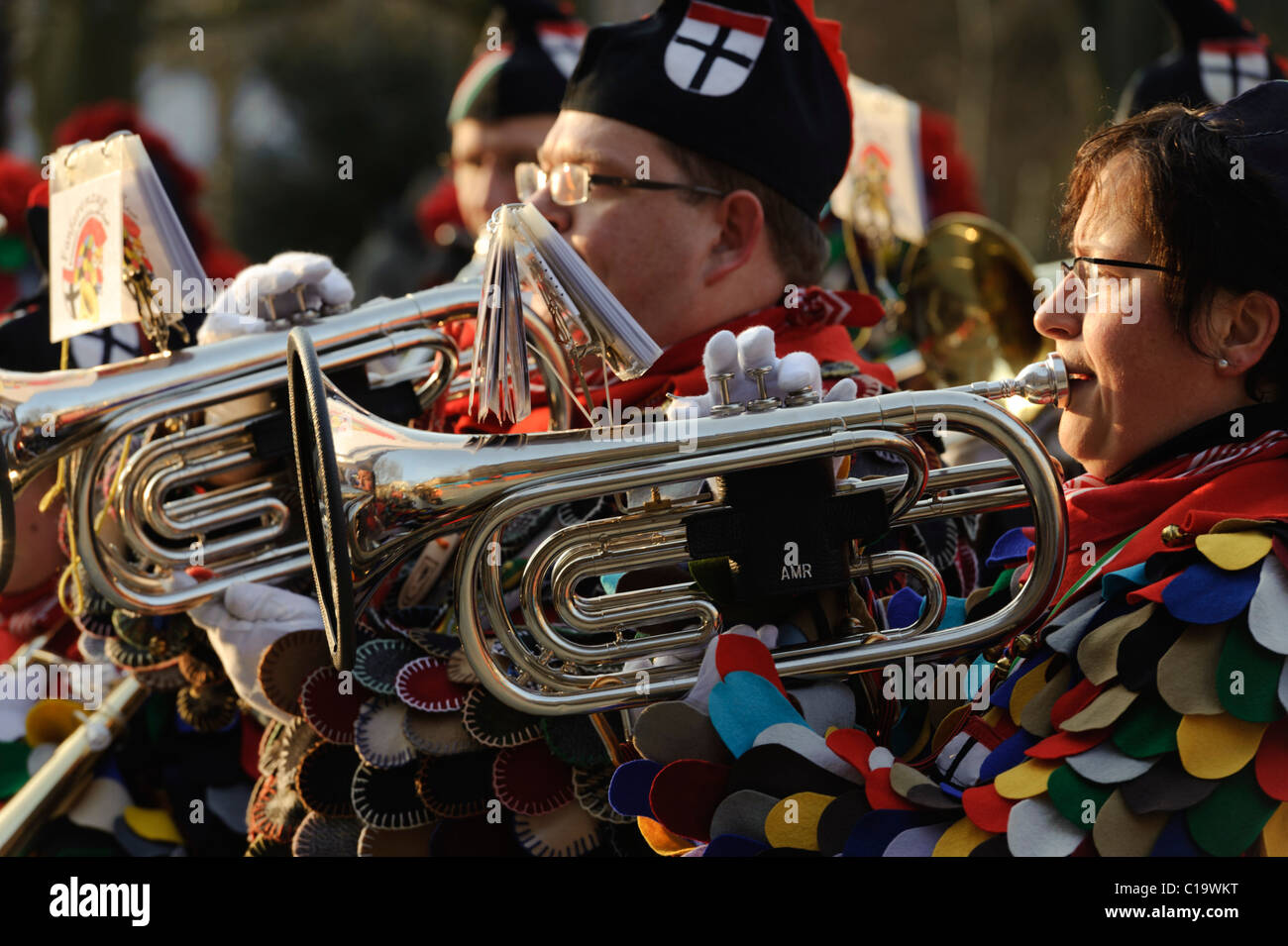 Swabian-Alemanic Carnival in Konstanz,  Baden-Württemberg, Germany Stock Photo