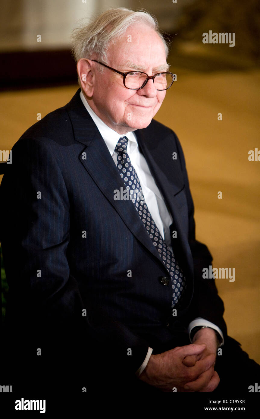 Businessman Warren Buffett. Stock Photo