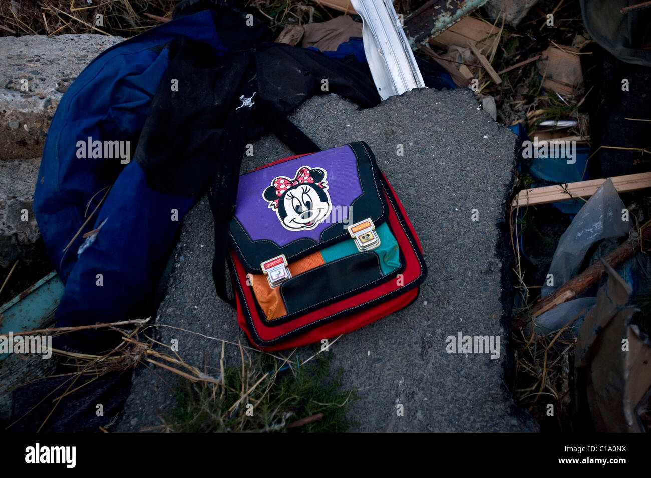 A Disney Bag Is Found Among The Ruble After A Massive Tsunami In Japan Stock Photo Alamy A Disney Bag Is Found Among The Ruble After A Massive Tsunami In Japan Stock Photo Alamy