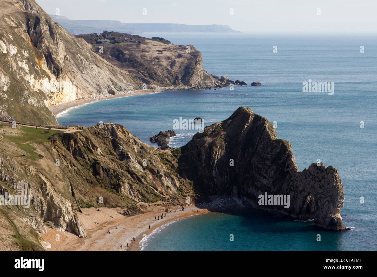 dorset jurassic coastline england uk gb Stock Photo