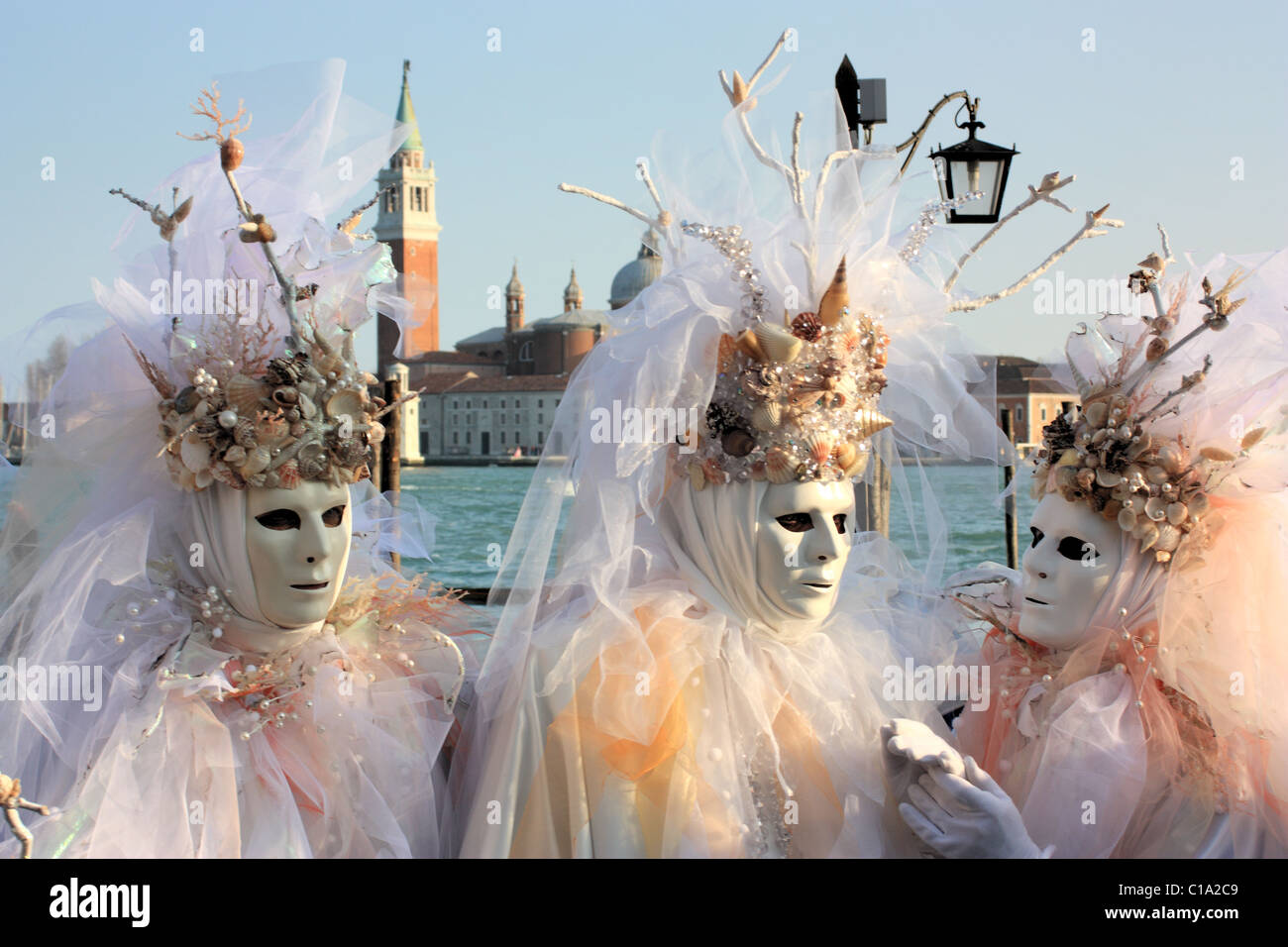 Carnival in Venice, Italy.   IT: Carnevale di Venezia, Italia.   DE: Karneval in Venedig, Italien.   FR: Carnaval de Venise Stock Photo