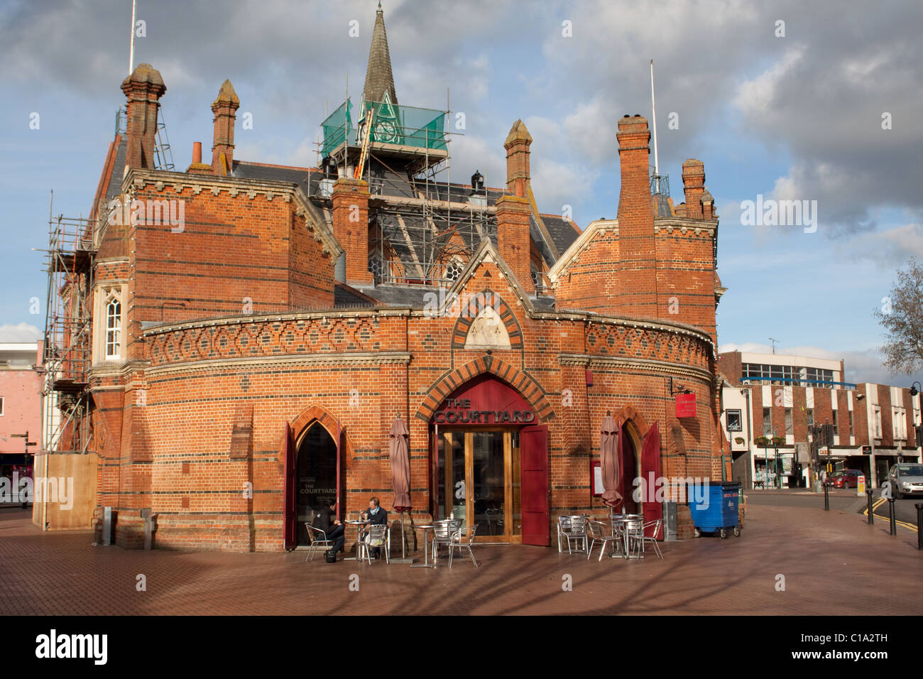 Town hall of Wokingham (Berkshire, England); built in 1860 on the site