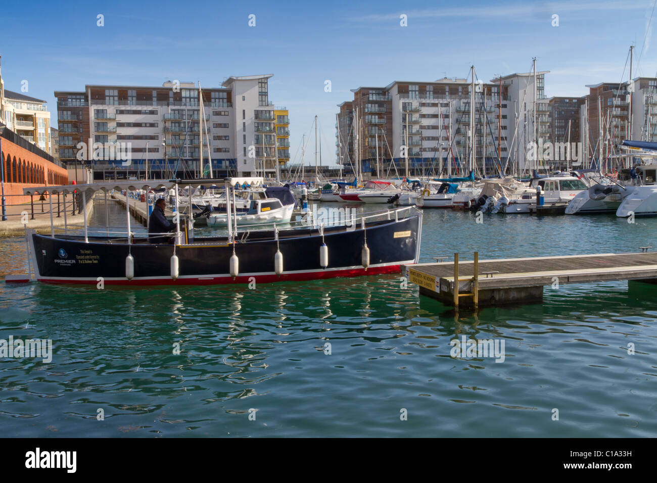 Development at Sovereign Harbour, Eastbourne, Sussex, England Stock