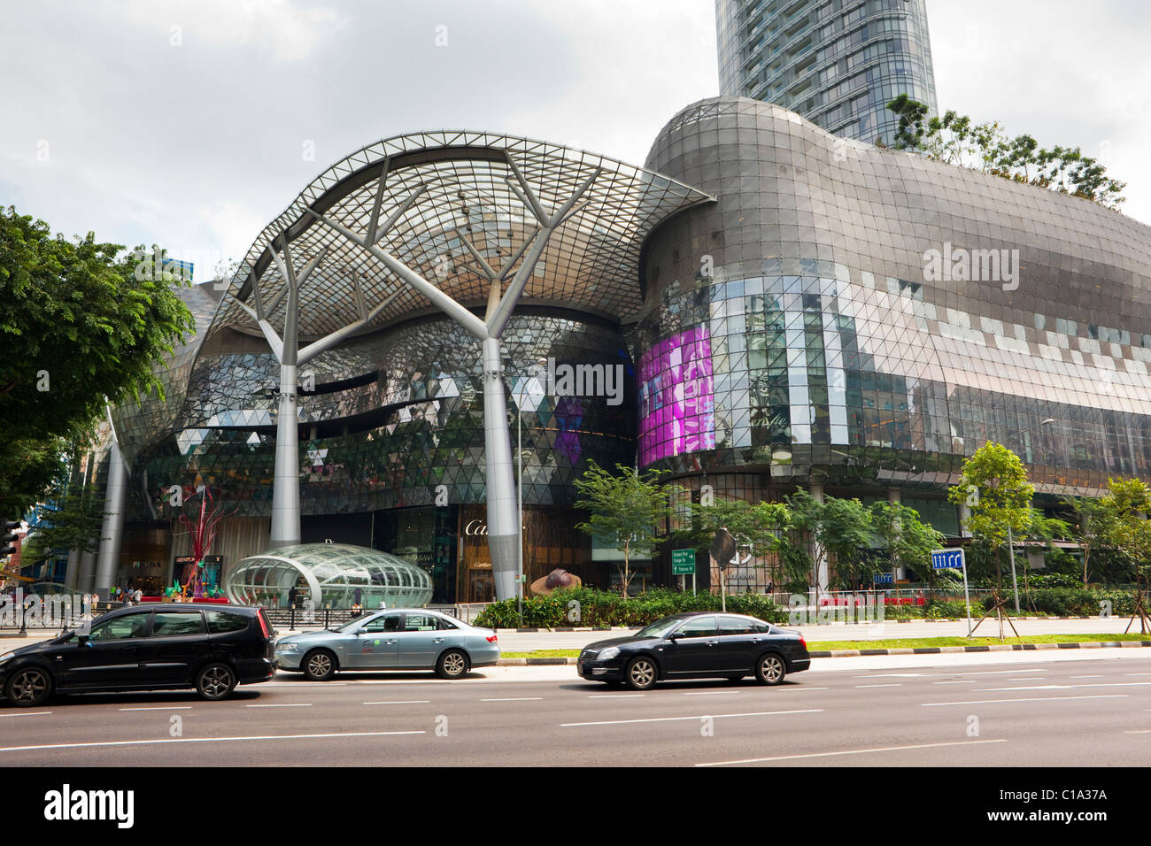 The ION Orchard Mall, in the shopping district of Orchard Road, Singapore Stock Photo