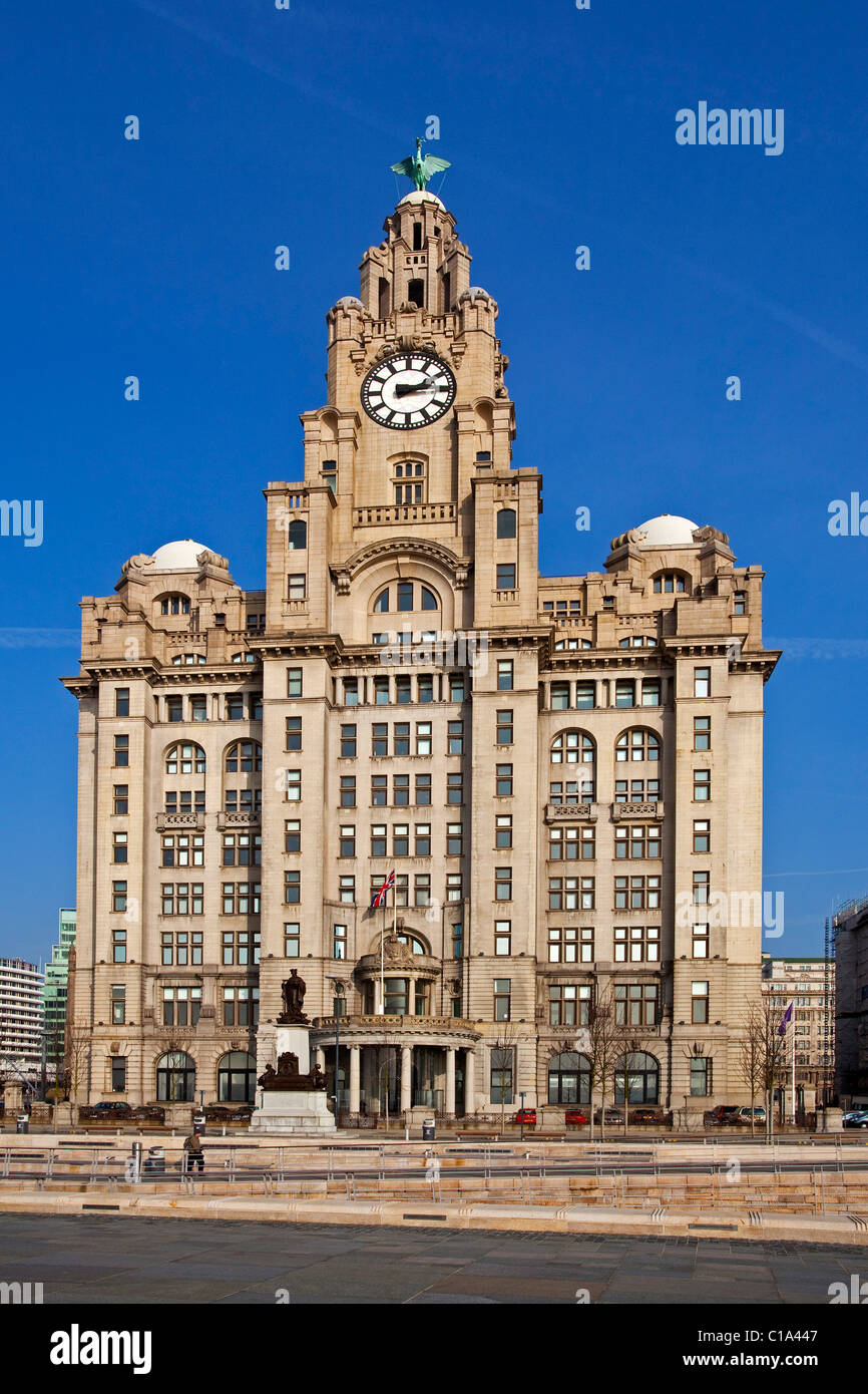 The Royal Liver building Liverpool Merseyside UK Stock Photo Alamy