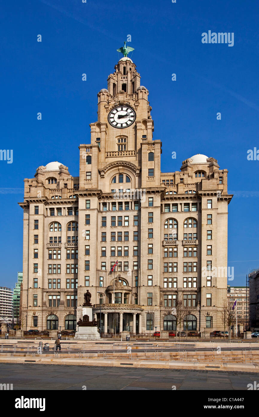 The Royal Liver building Liverpool Merseyside UK Stock Photo - Alamy