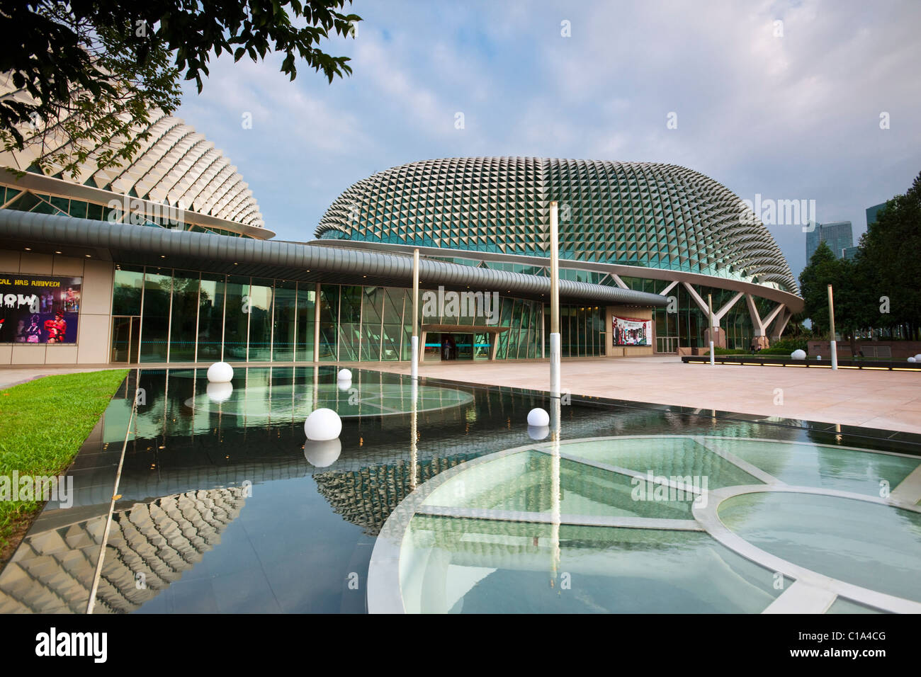 Esplanade - Theatres on the Bay building, Marina Bay, Singapore Stock ...