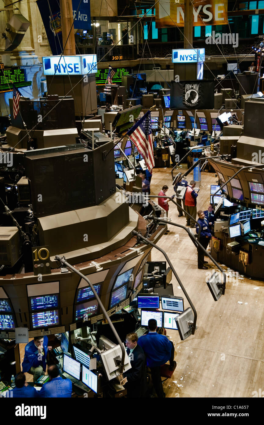 Trading Floor Of The Stock Exchange High Resolution Stock Photography