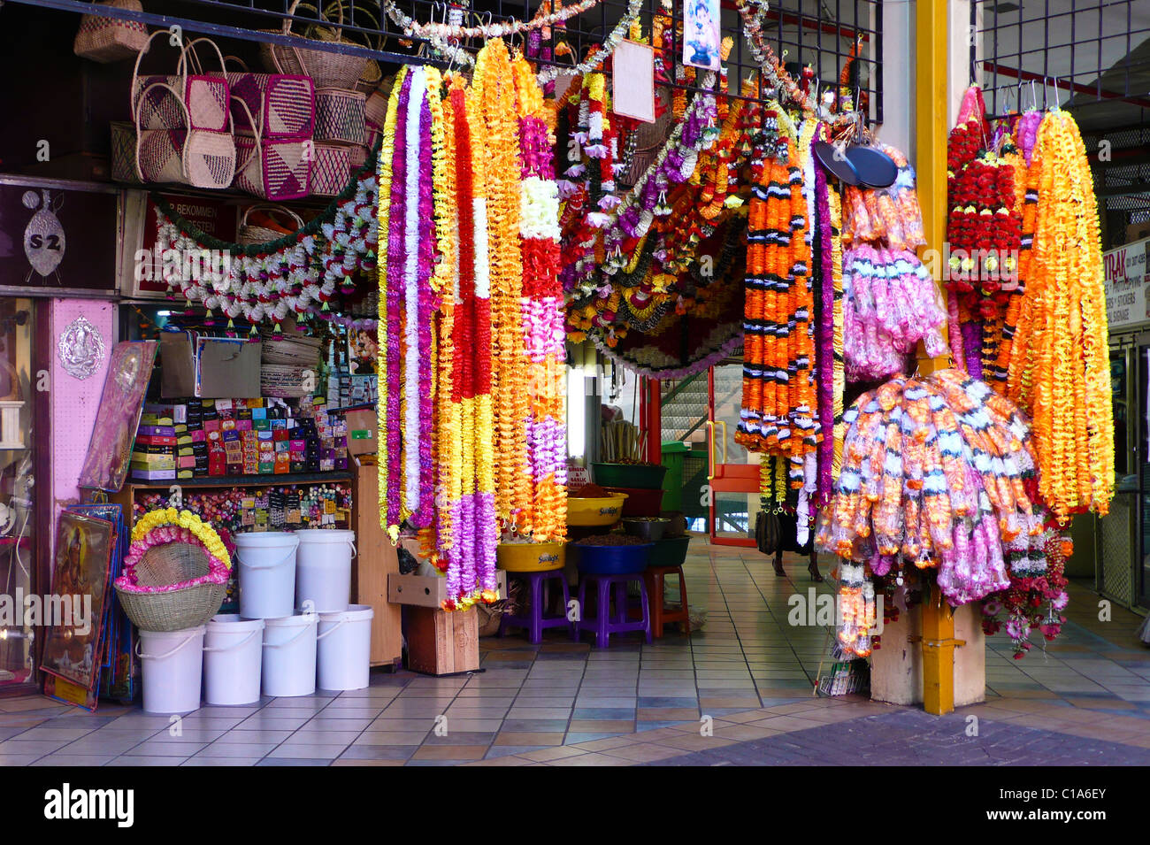 Indian Market (Victoria Street Market), Durban, South Africa Stock Photo