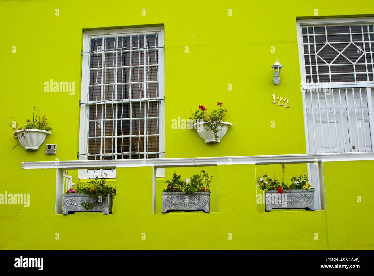 Bo-Kaap Malay Quarter, Cape Town, Western Cape, South Africa Stock Photo