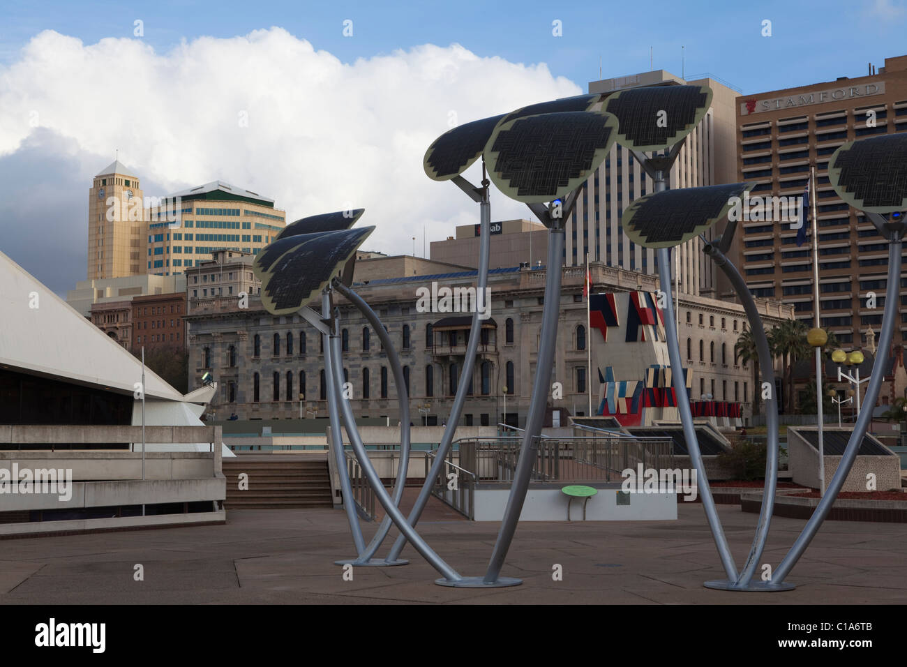 Solar powered sculpture, Adelaide, South Australia Stock Photo Alamy