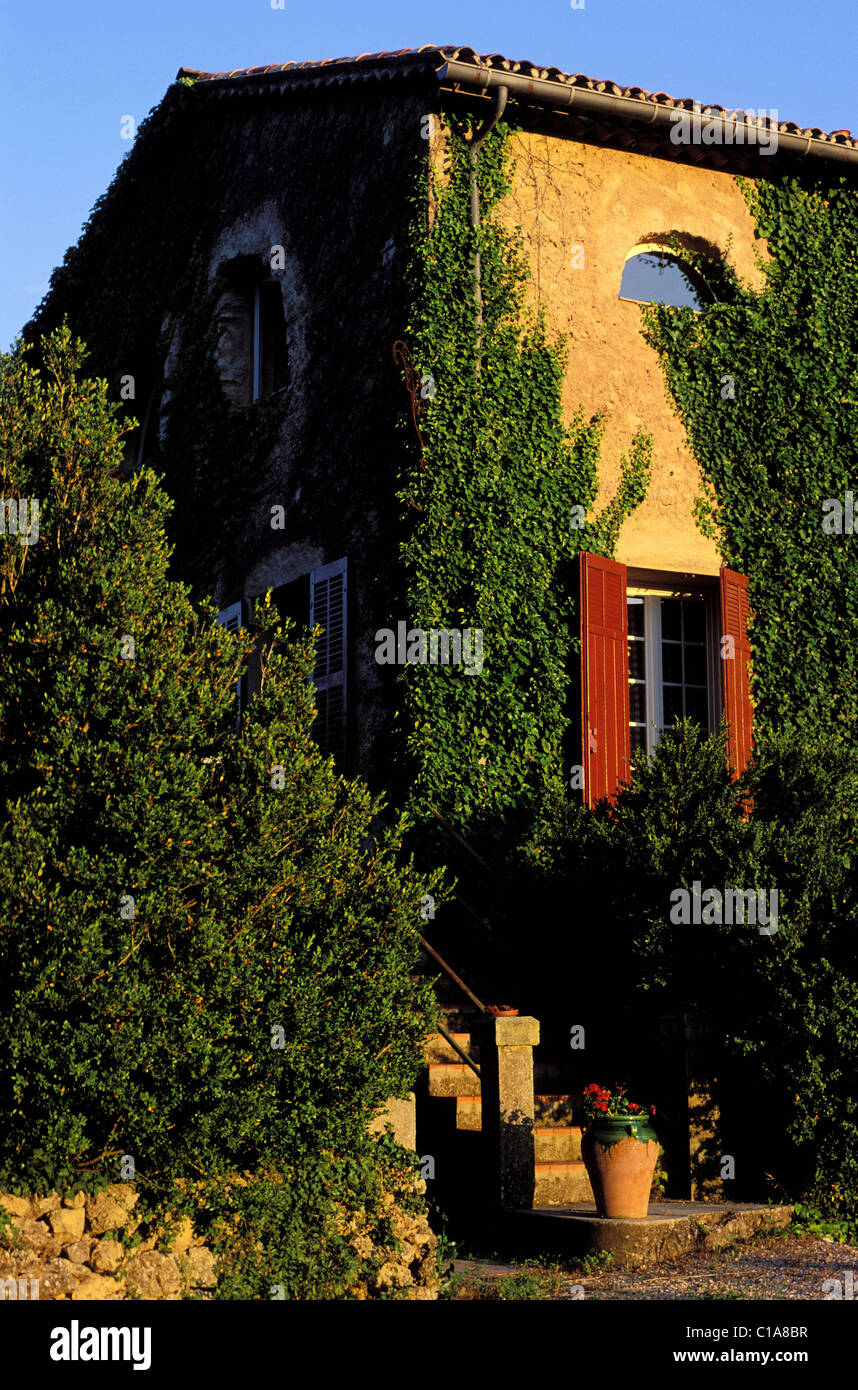 France, Var, Provence Verte (Green Provence), village of Bras next to ...