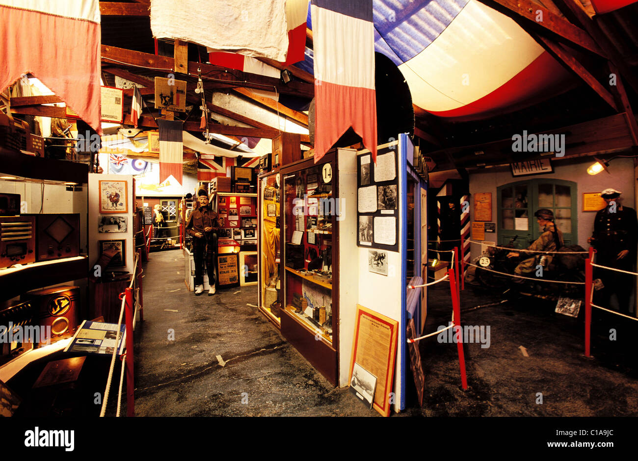 France, Morbihan, Reguiny, Les sanglots longs, second World war and the  radio station Museum Stock Photo - Alamy