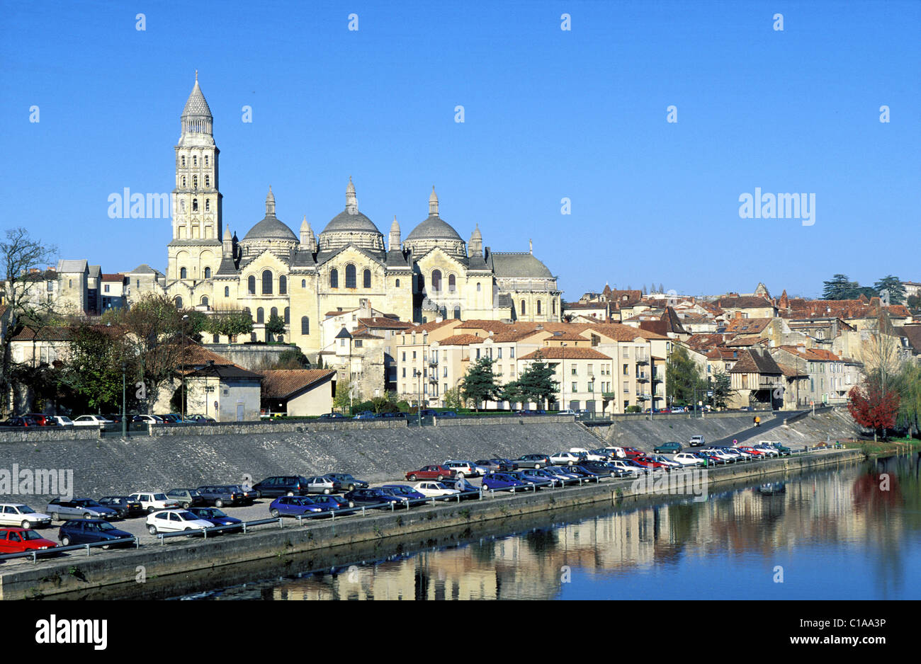 France Dordogne Perigord Blanc Perigueux Saint Front Byzantine ...