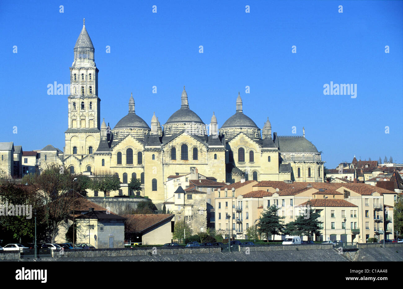 France Dordogne Perigord Blanc Perigueux Saint Front byzantine ...