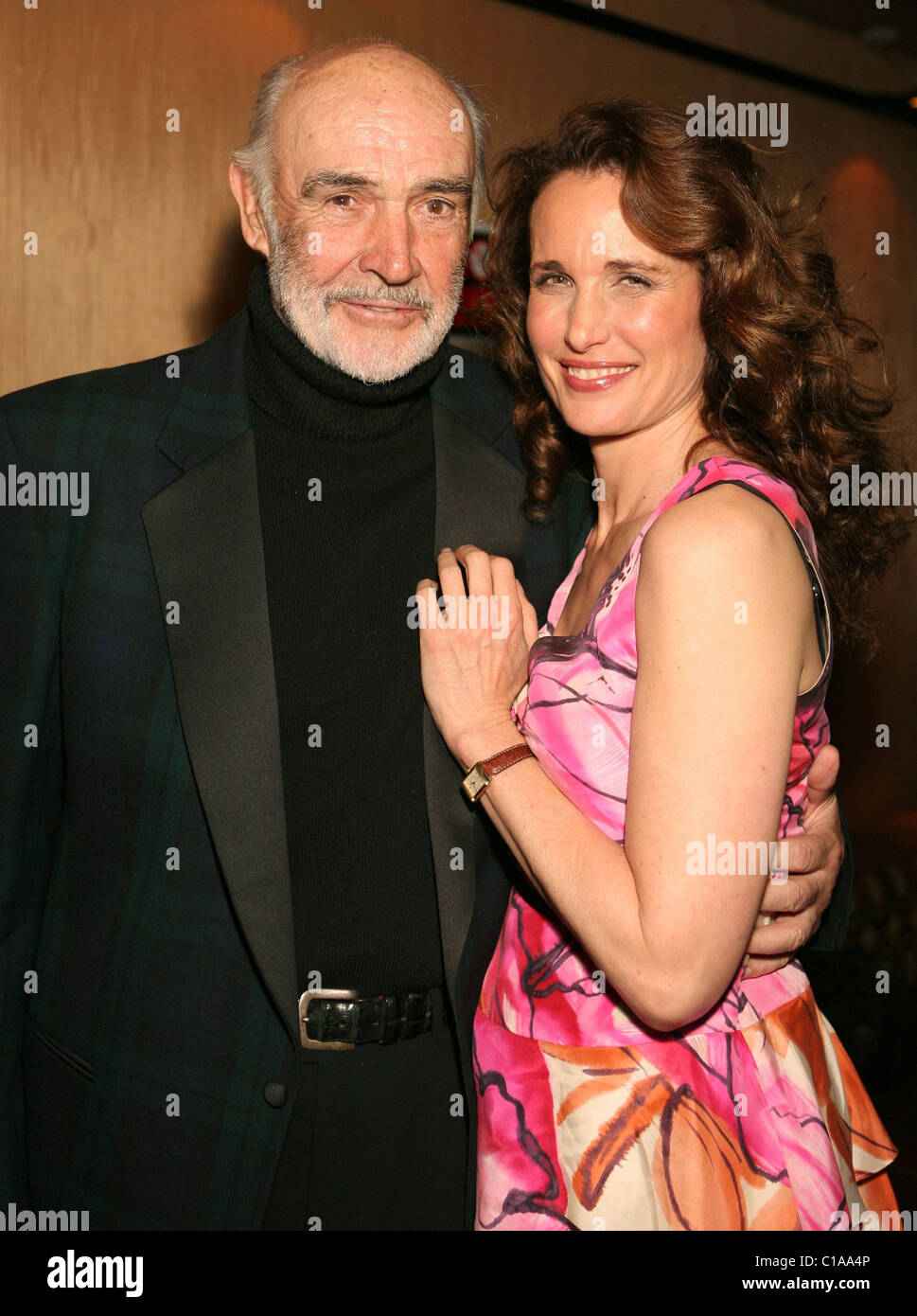 Sean Connery and Andie MacDowell Seventh Annual Dressed To Kilt charity fashion show to benefit the Friends of Scotland - Stock Photo