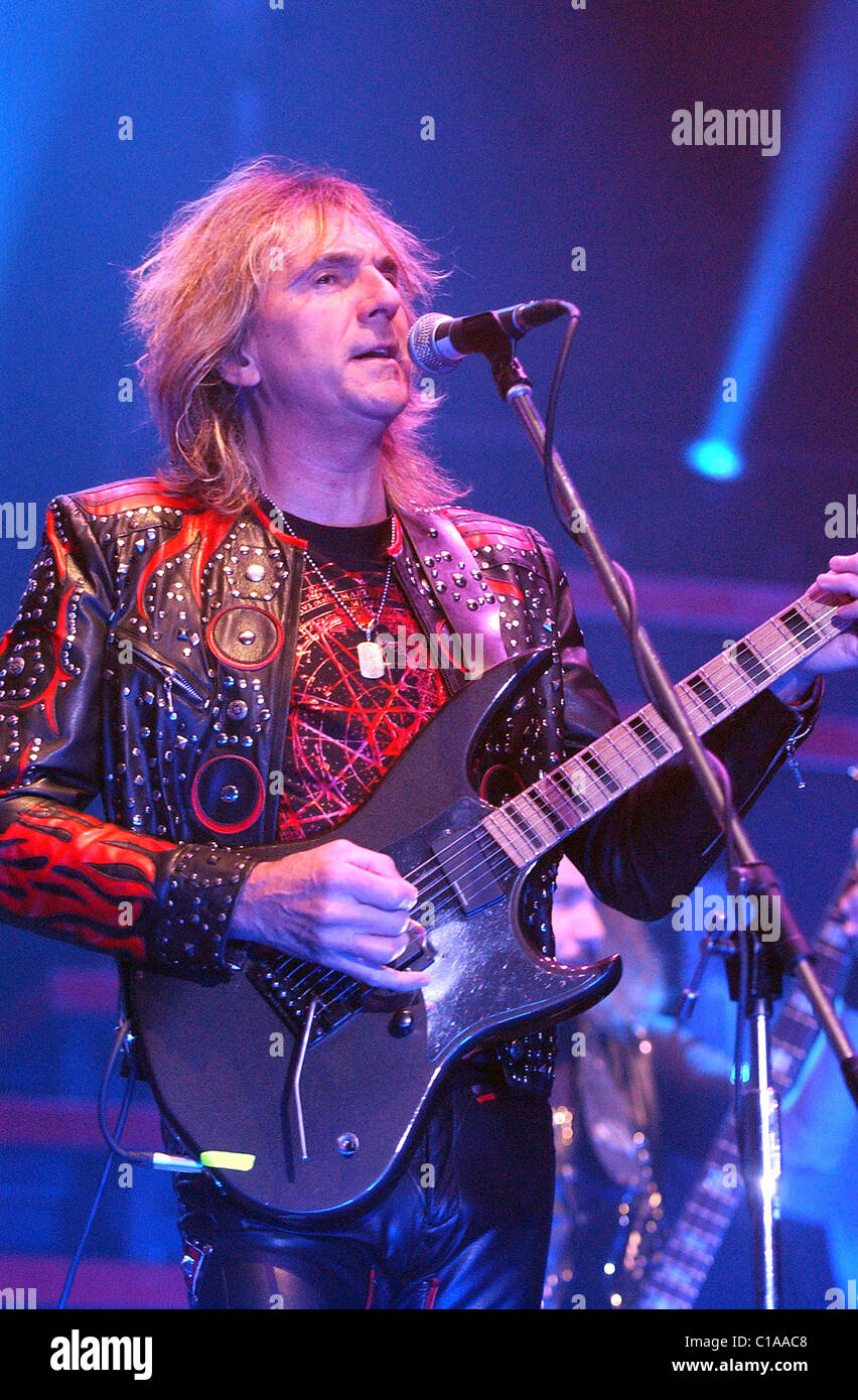 Guitarist Glenn Tipton of Judas Priest performing at the Heineken Music ...