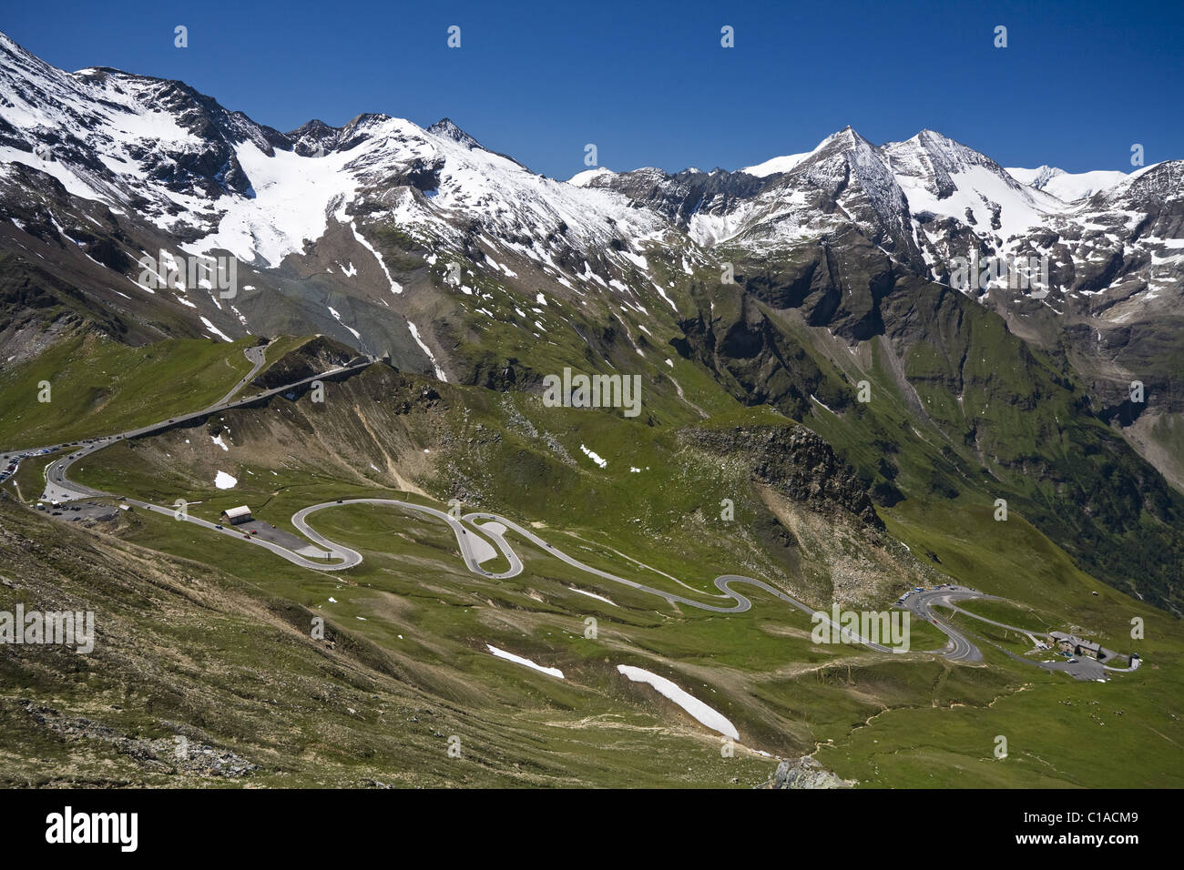 Grossglockner High Alpine Road Stock Photo