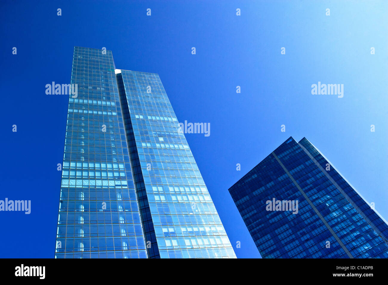 Skyscrapers, White Plains, Westchester County, New York State, USA Stock Photo