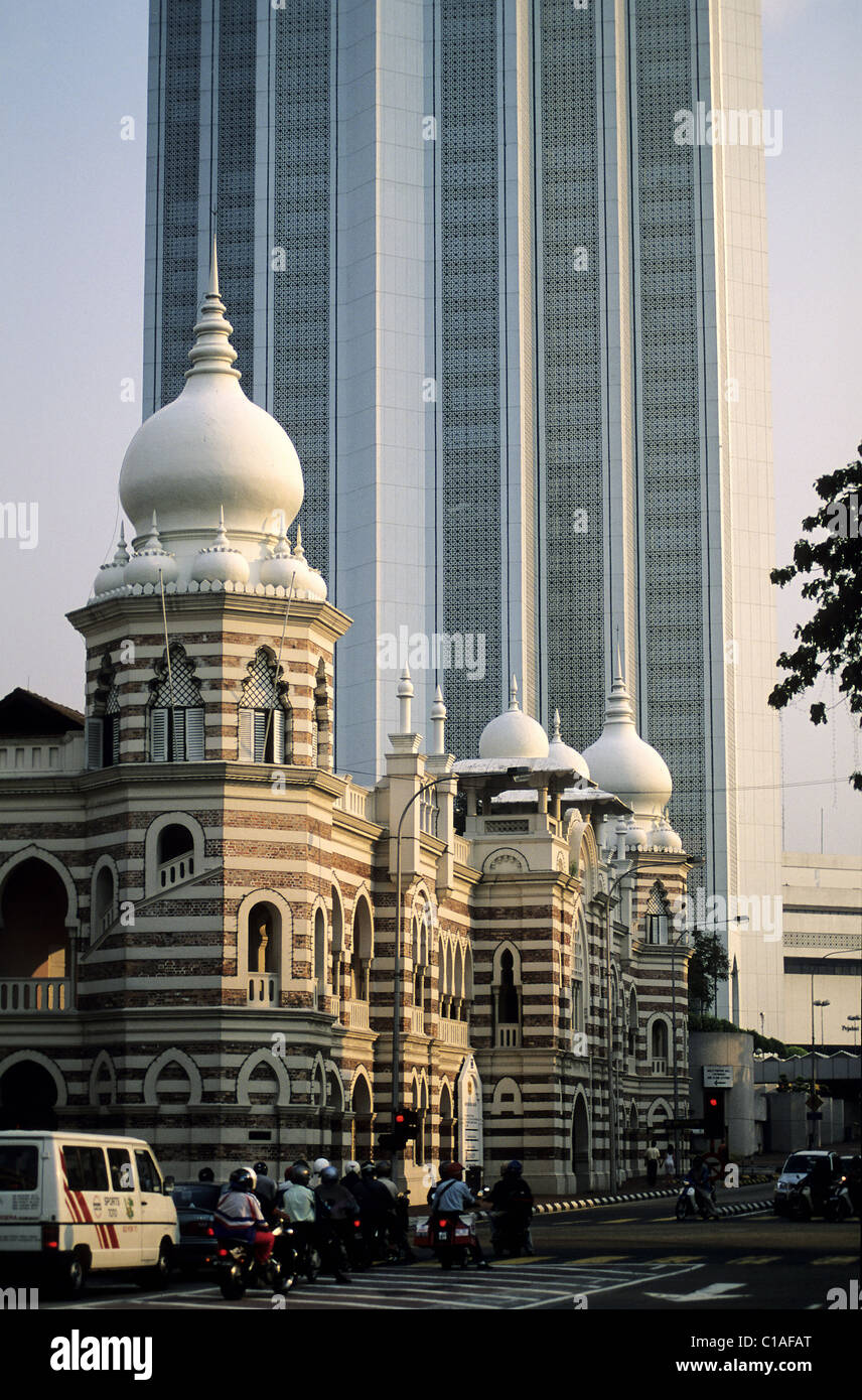 Malaysia, State de Kuala Lumpur, colonial Architecture and the building of Dayabumi complex Stock Photo